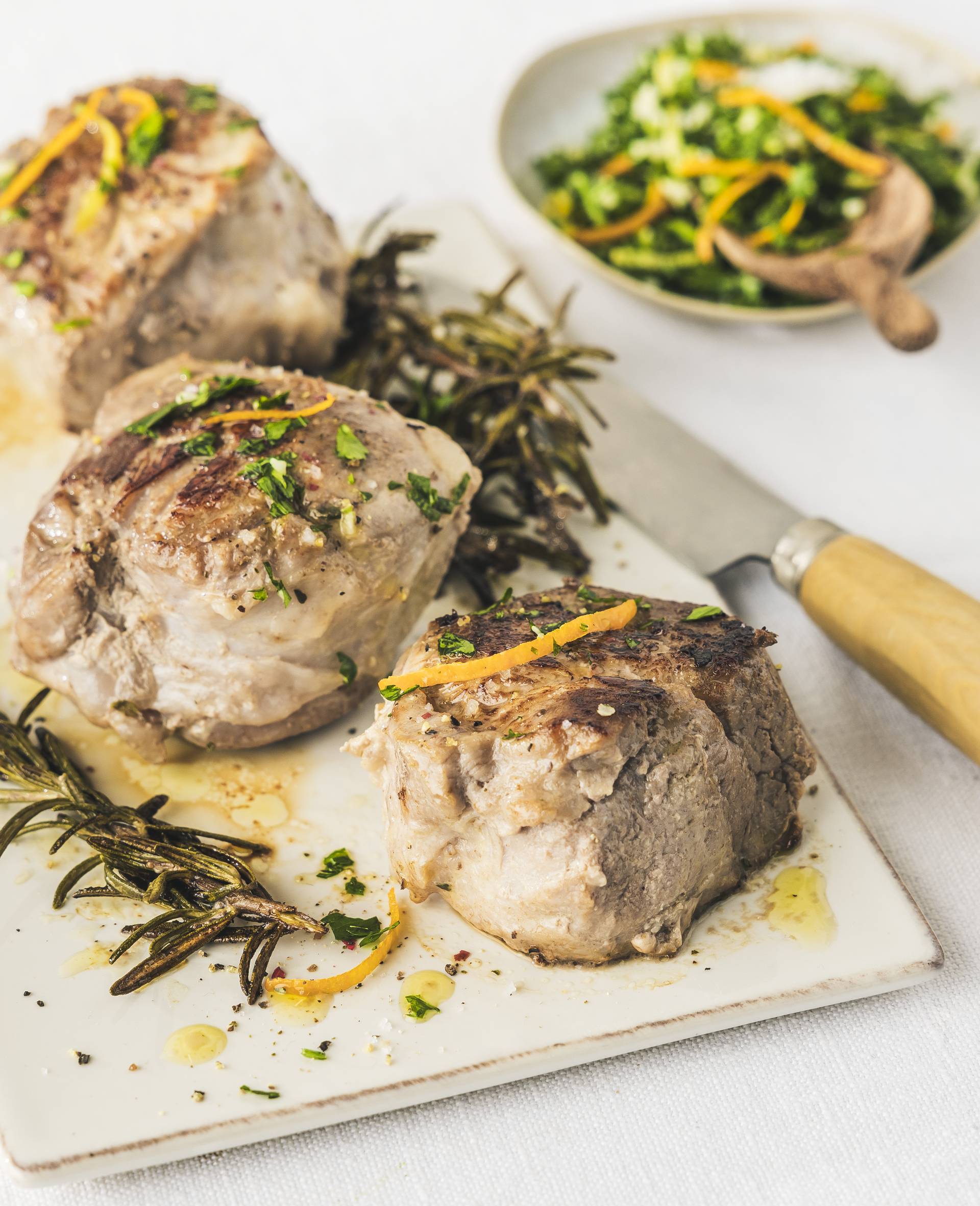 Filet mignon van vacuüm gegaard varkensvlees, gremolata - Recette Cookeo 9in1 | Moulinex