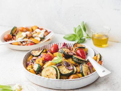 Légumes à la méditerranéenne - Recette Easy Fry Compact | Moulinex