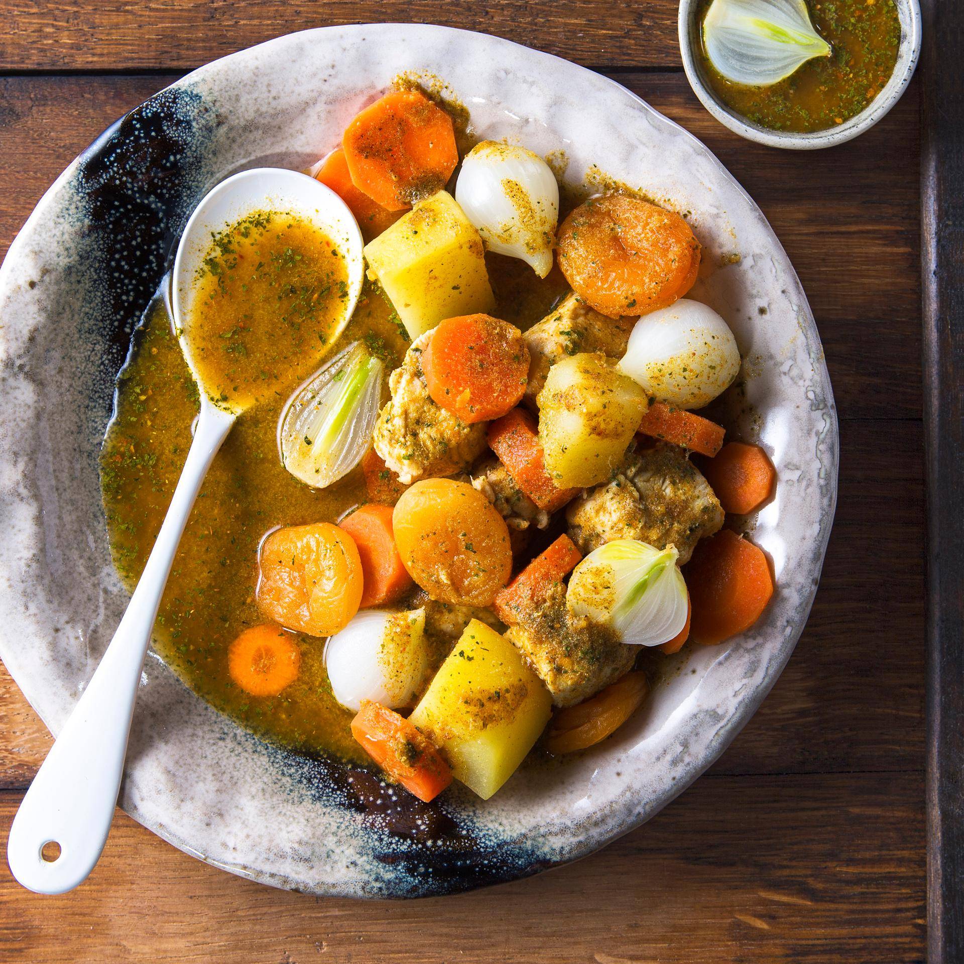 Tajine de poulet aux abricots - Recette Companion | Moulinex