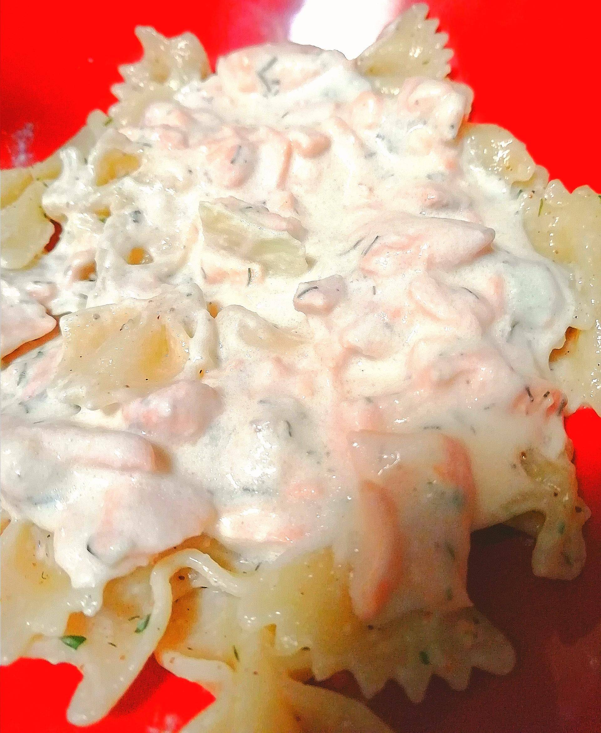 Pâtes saumon mascarpone - Recette Cookeo | Moulinex