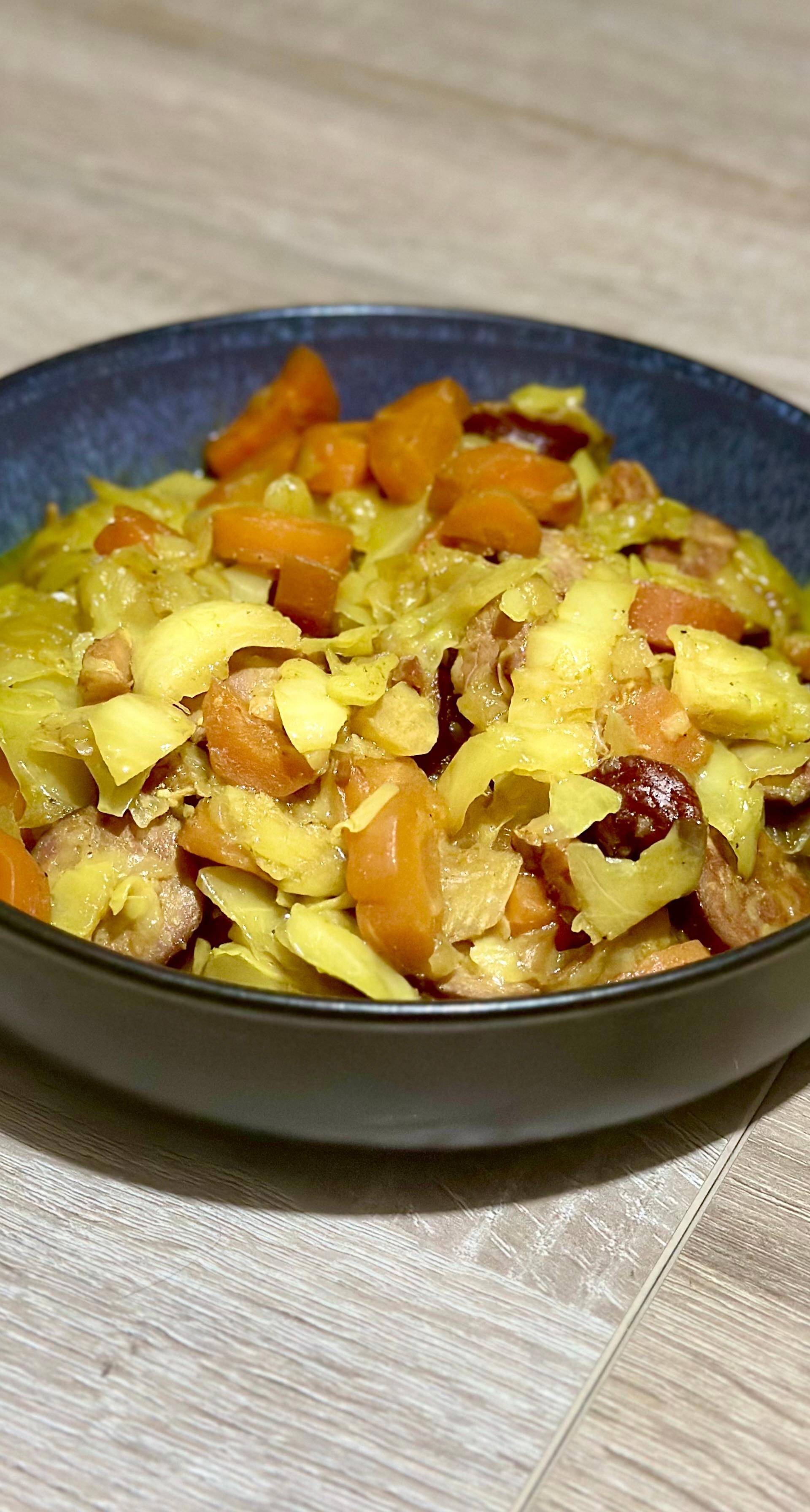 Chou vert aux lardons - Recette Cookeo V3 | Moulinex