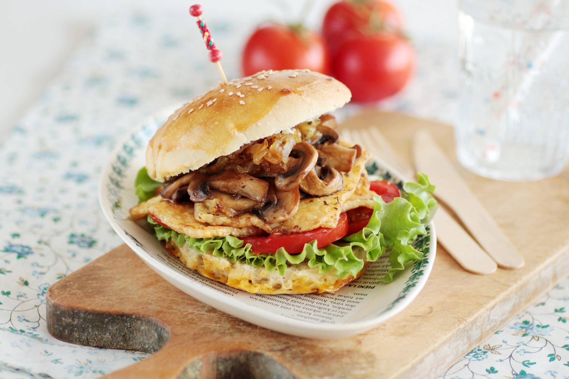 Burger Végétarien - Recette Companion Connect | Moulinex