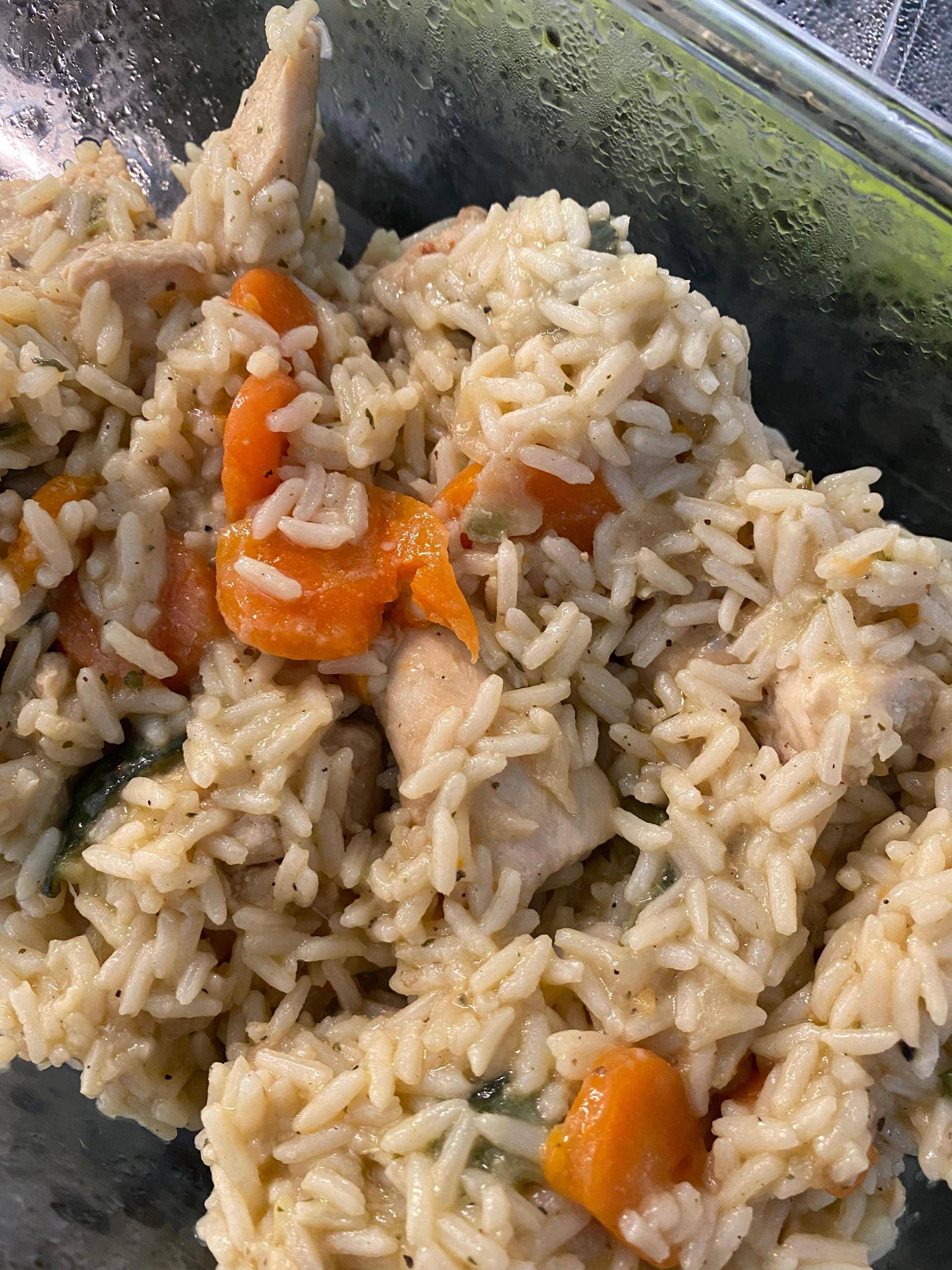 Poulet avec riz, carottes et courgettes - Recette Cookeo V3 | Moulinex