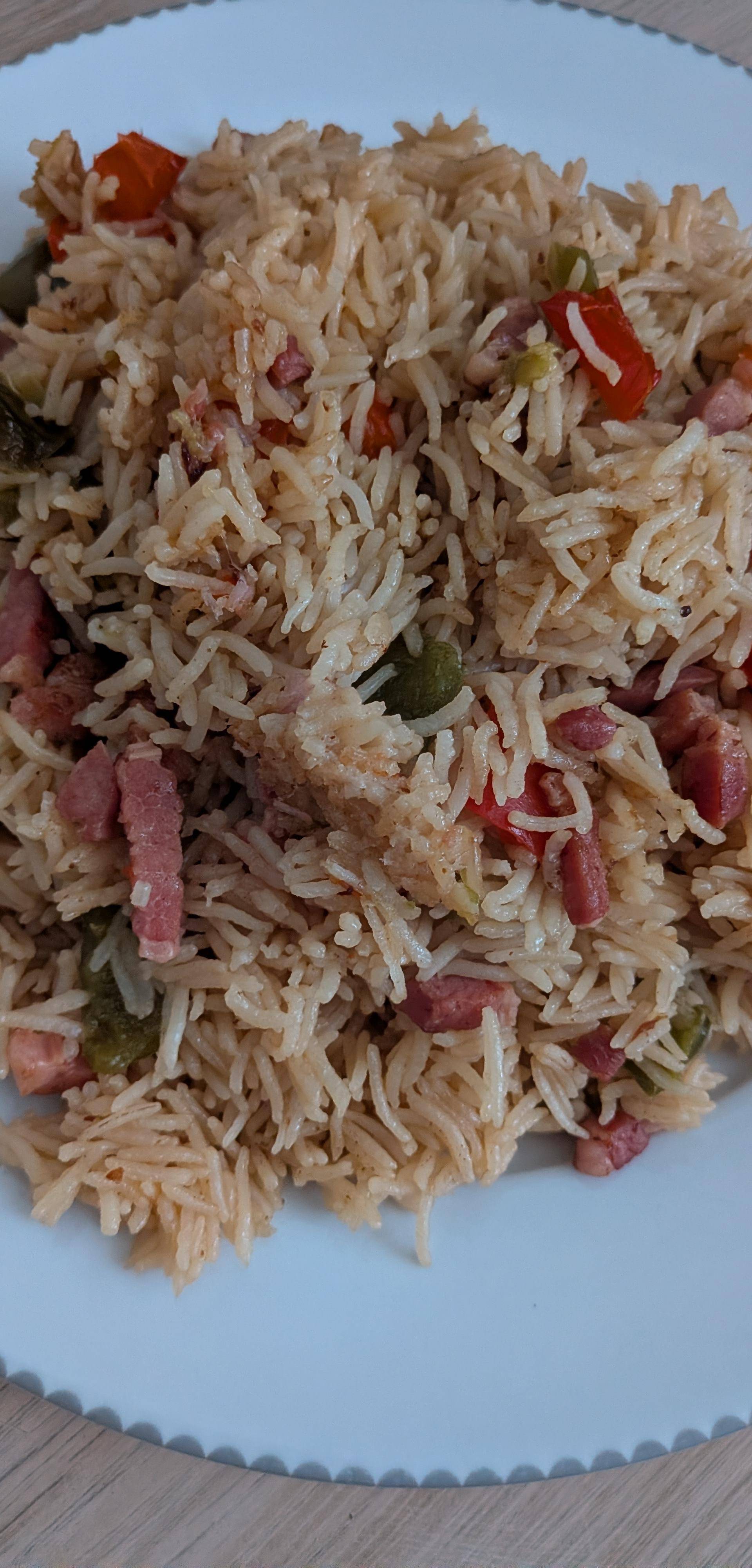 Riz au lardons et poivrons - Recette Cookeo | Moulinex