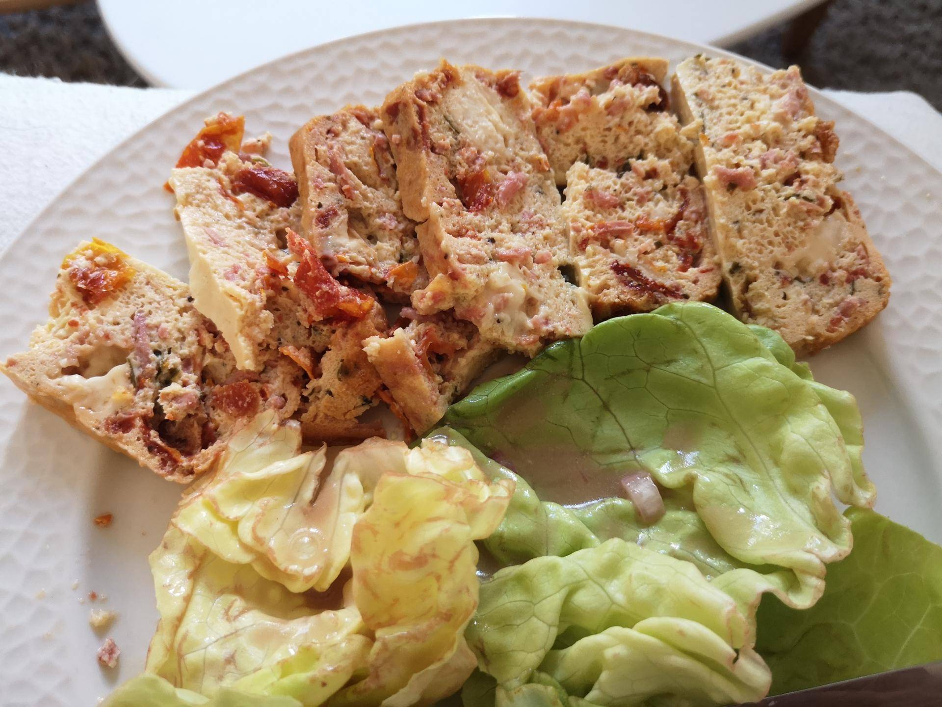 Flan jambon chèvre tomates séchées - Recette Cookeo | Moulinex