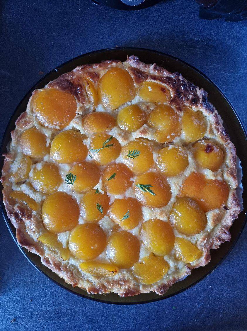 Tarte amandine aux abricots - Recette Companion Connect XL | Moulinex