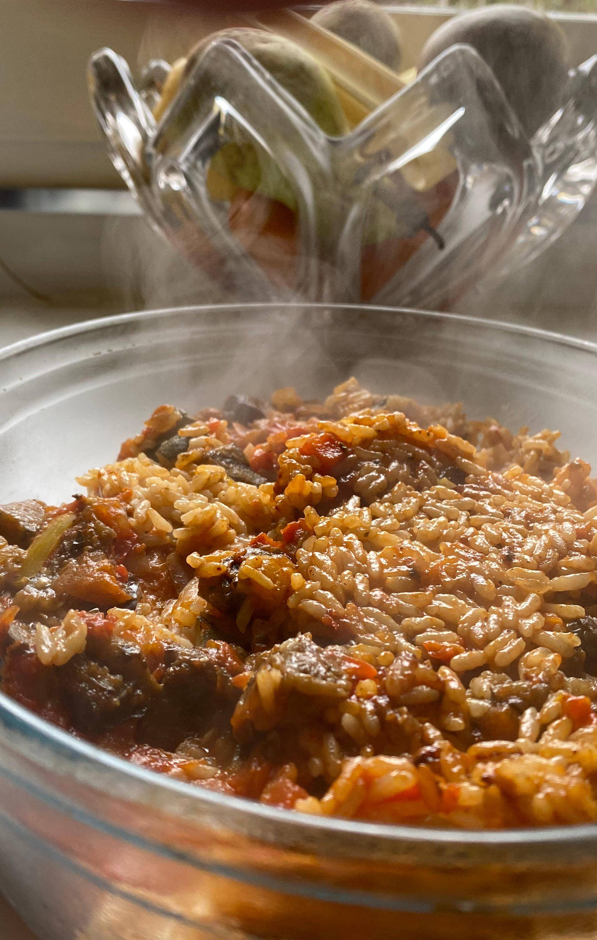 Filet de cabillaud sur lit de ratatouille et de riz - Recette Cookeo V3 | Moulinex