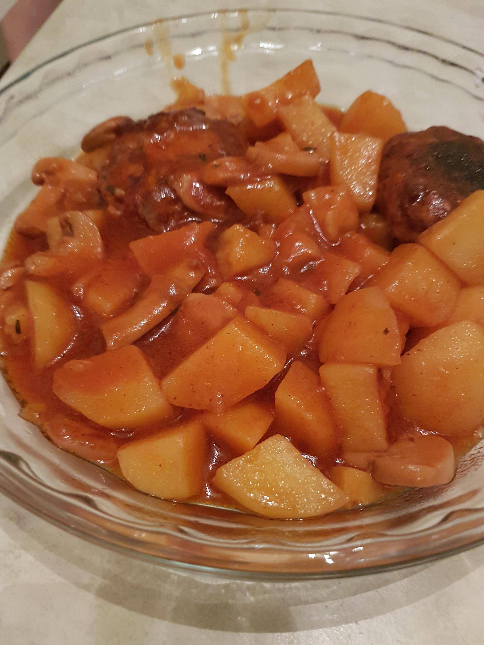 Crépinettes, pommes de terre, champignons - Recette Cookeo | Moulinex