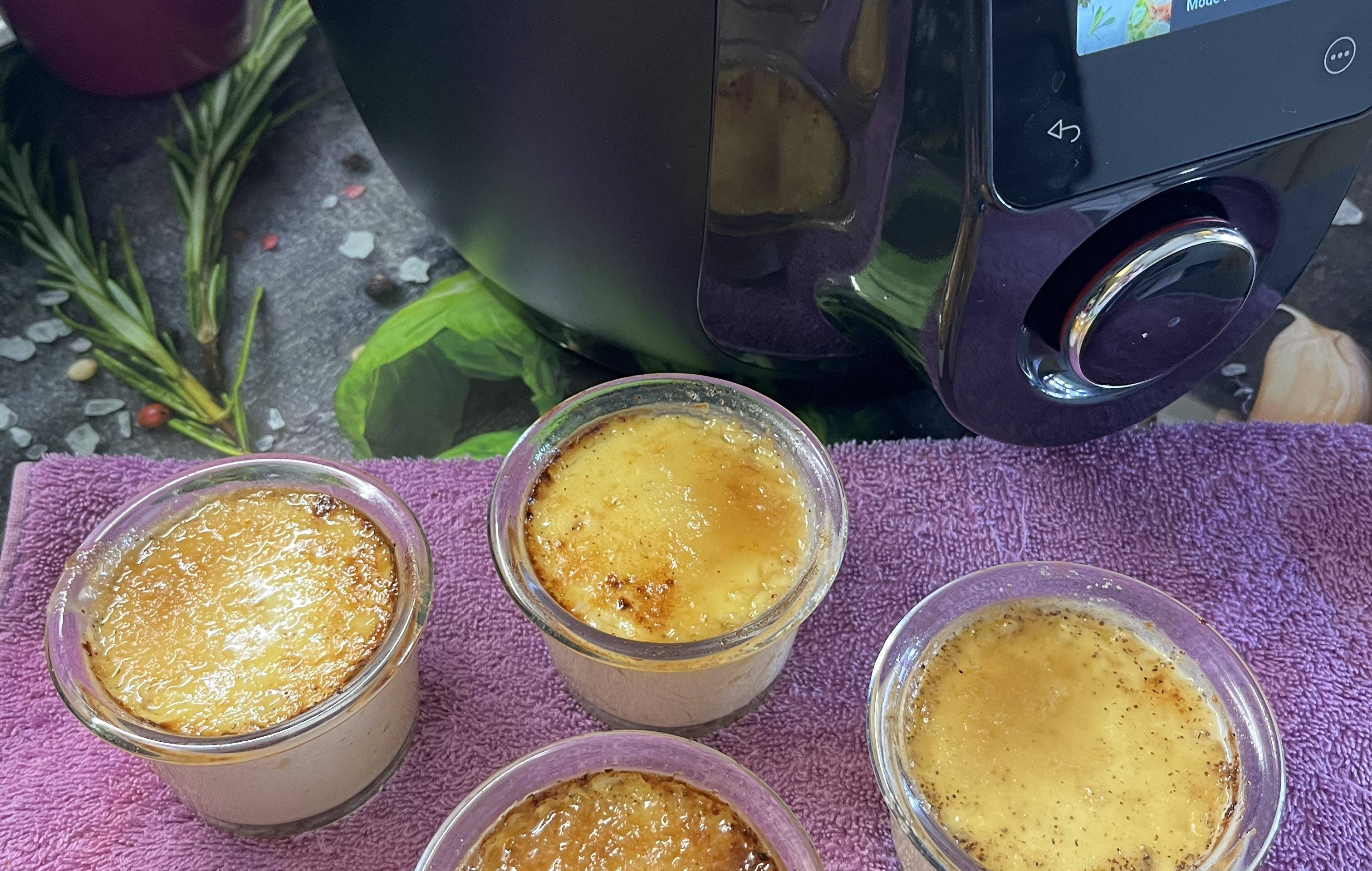 Crème brûlée à la vanille !!...😁😋💕 - Recette Companion Connect XL | Moulinex