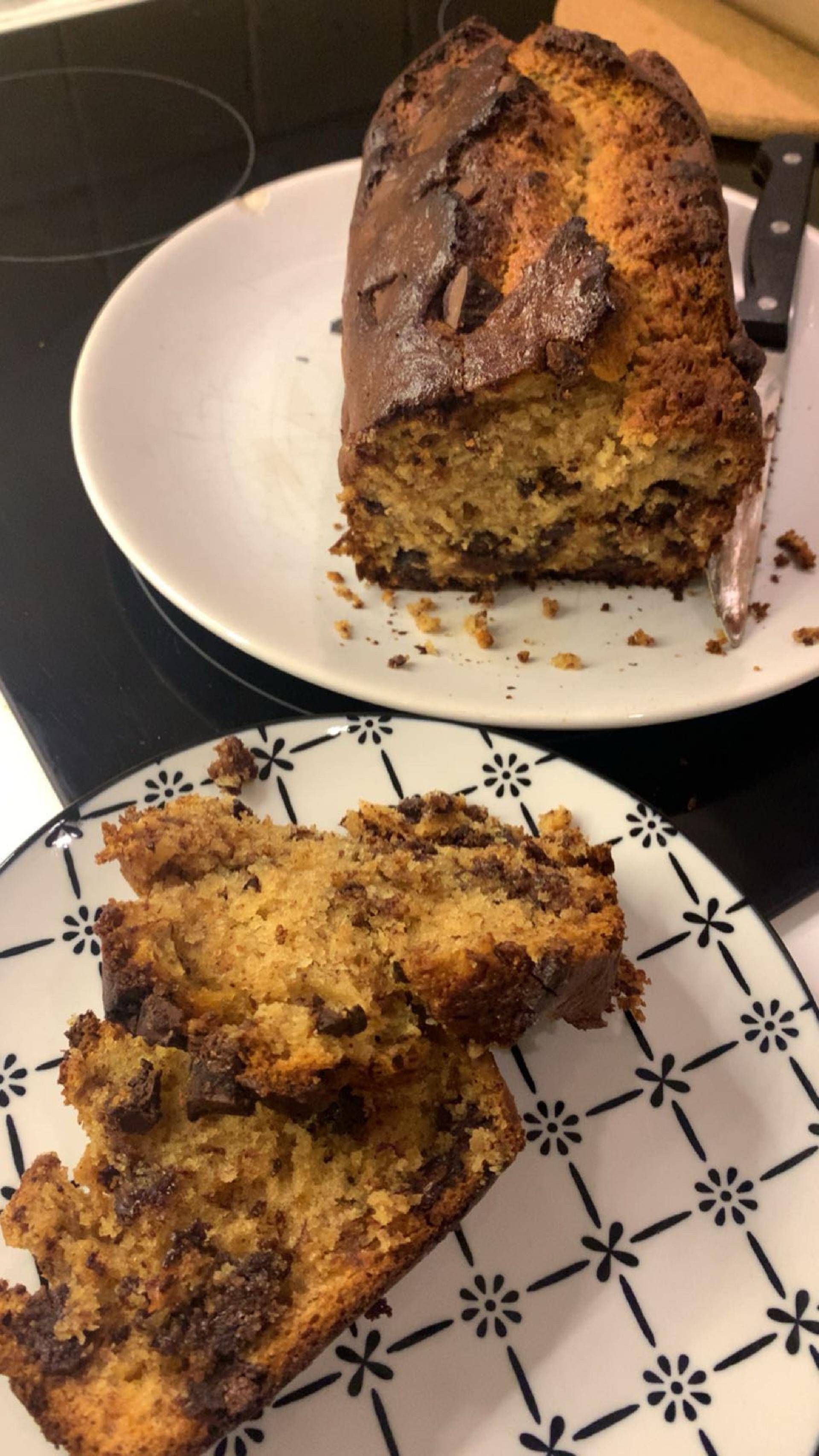 Banana bread aux pépites de chocolat - Recette Companion Connect | Moulinex