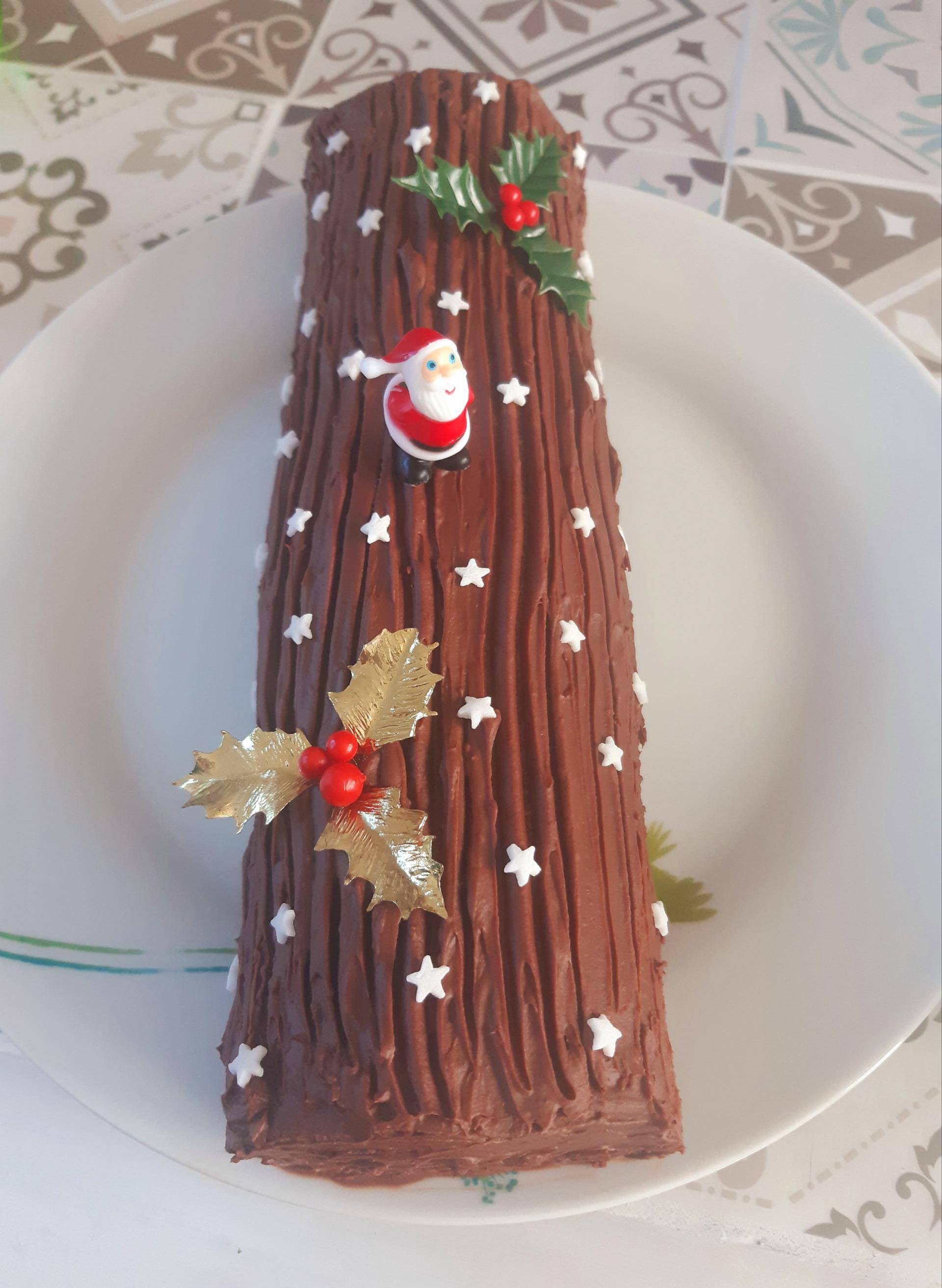 Buche de Noël chocolat- noisettes - Recette Companion Connect XL | Moulinex