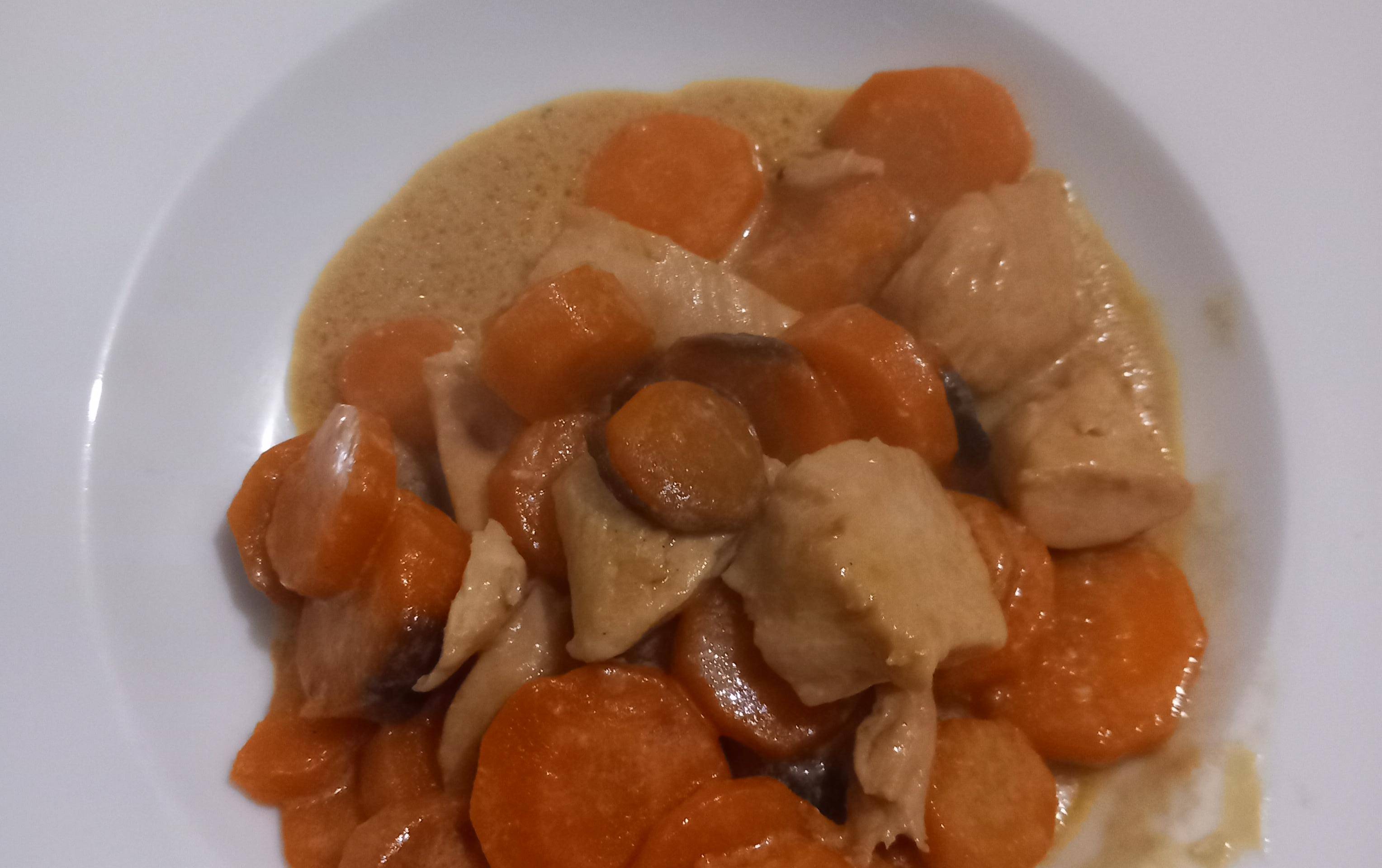 Riz poulet carotte à la crème - Recette Cookeo | Moulinex