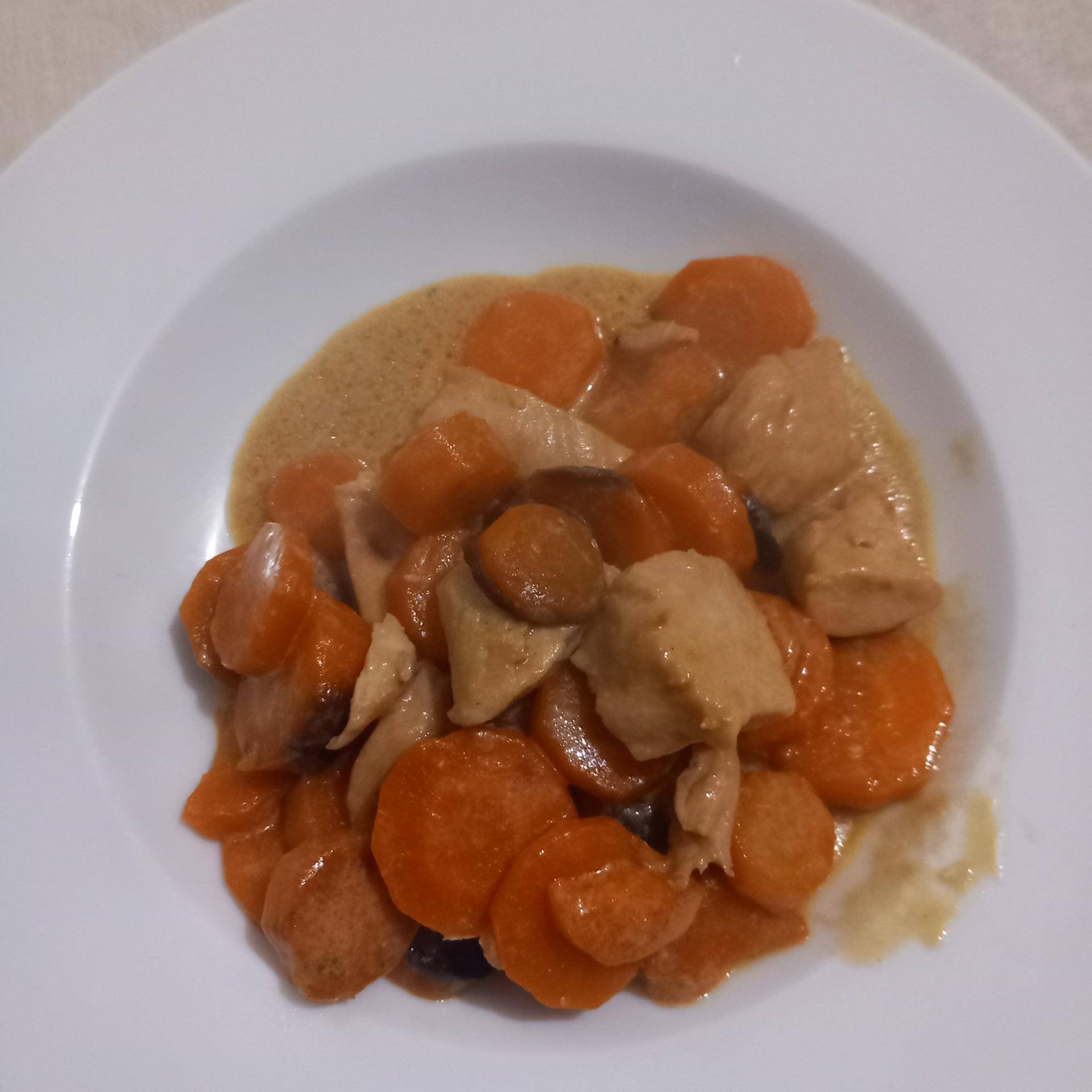 Poulet et carottes à la crème - Recette Cookeo | Moulinex