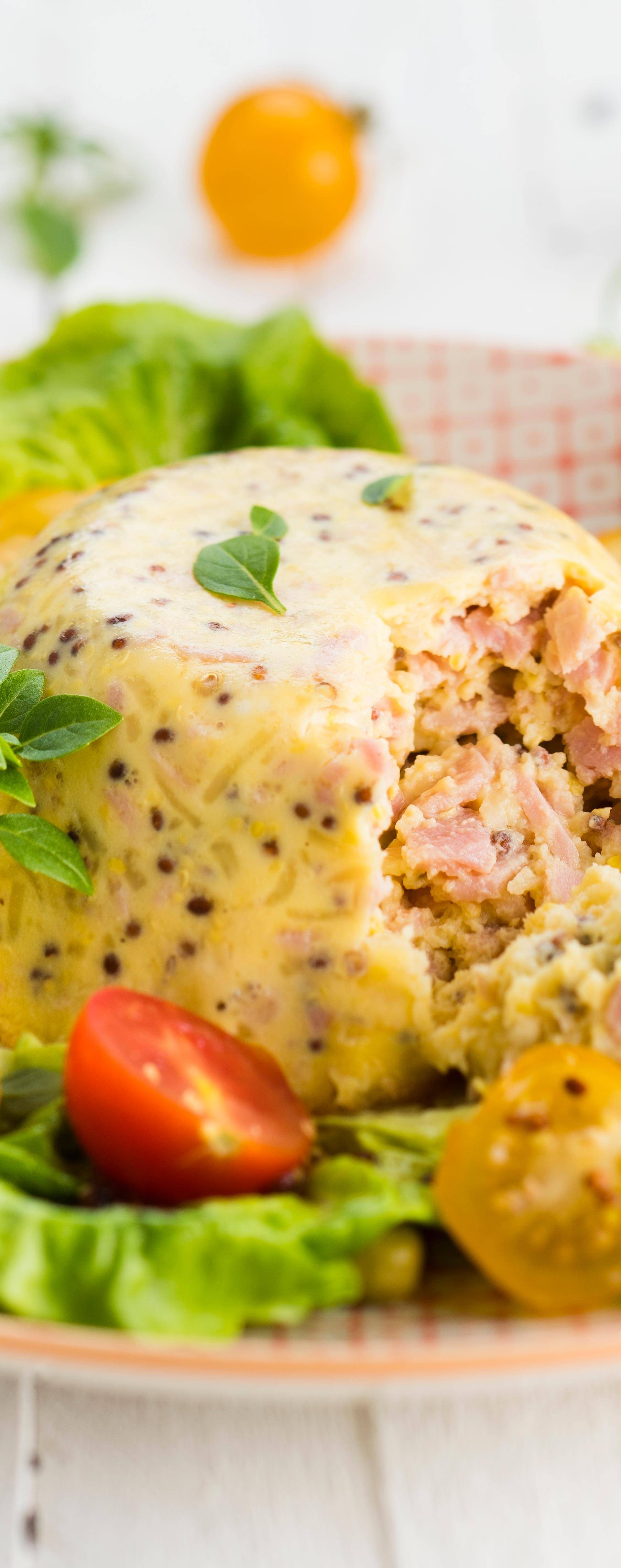 Flan met ham en mosterd - Recette Cookeo | Moulinex