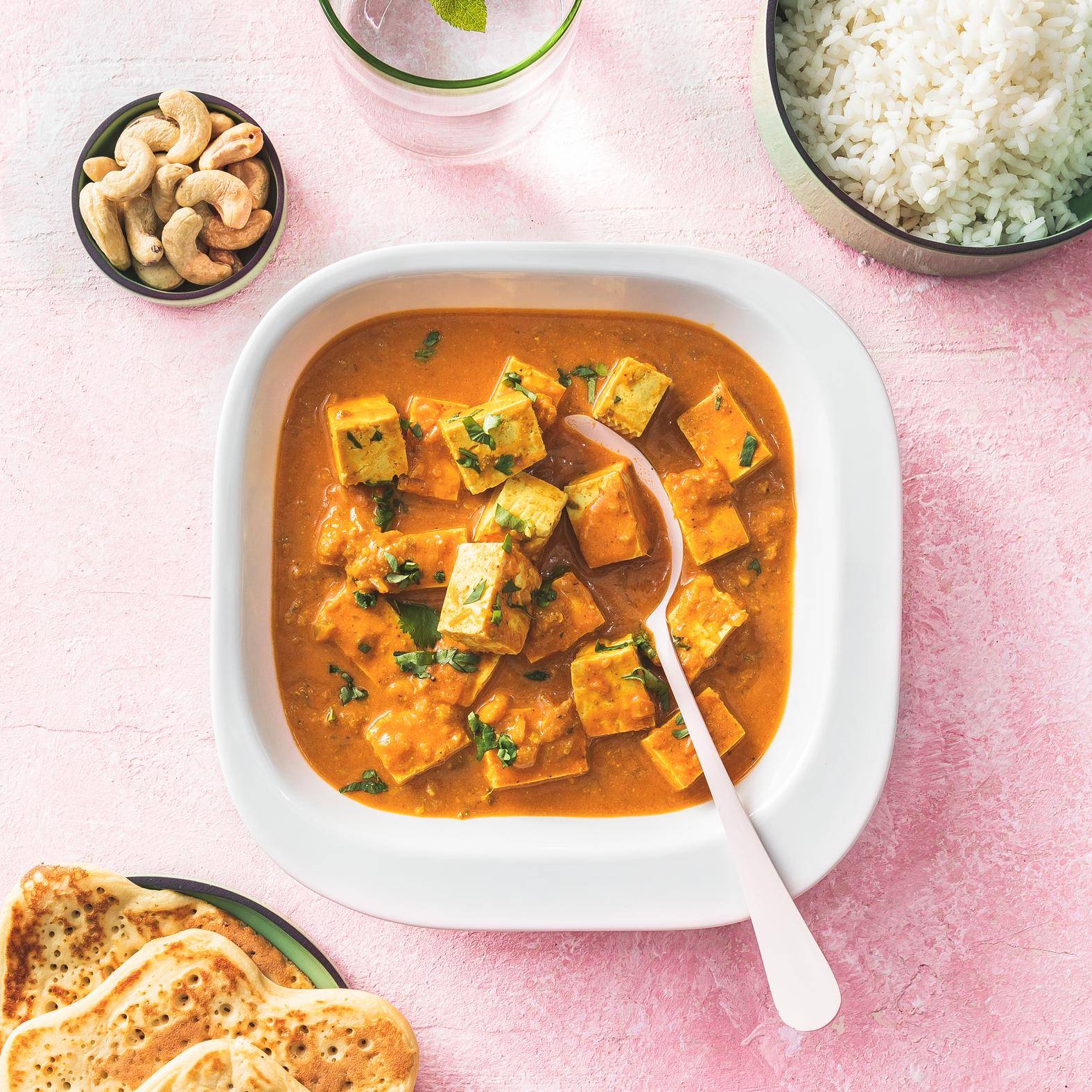 Korma de tofu - Recette Companion | Moulinex