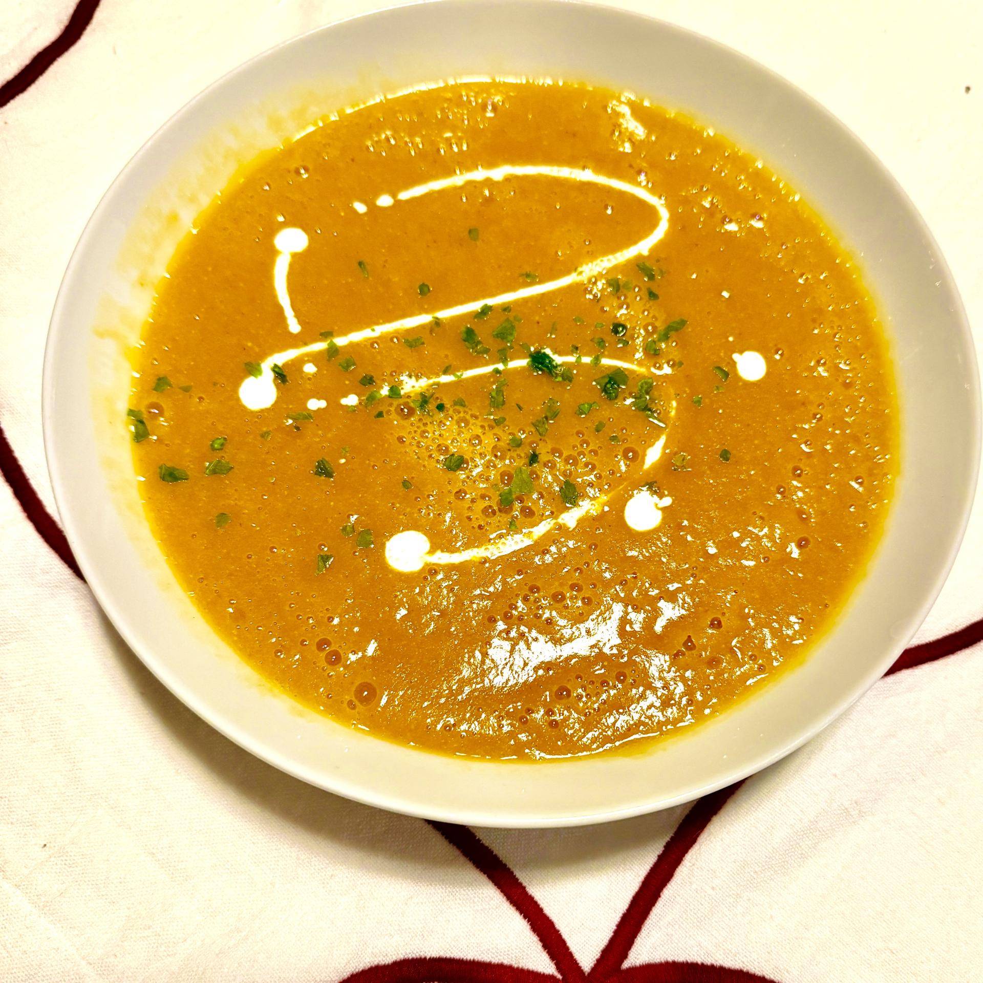 Velouté de lentilles corail - Recette Companion Connect XL | Moulinex