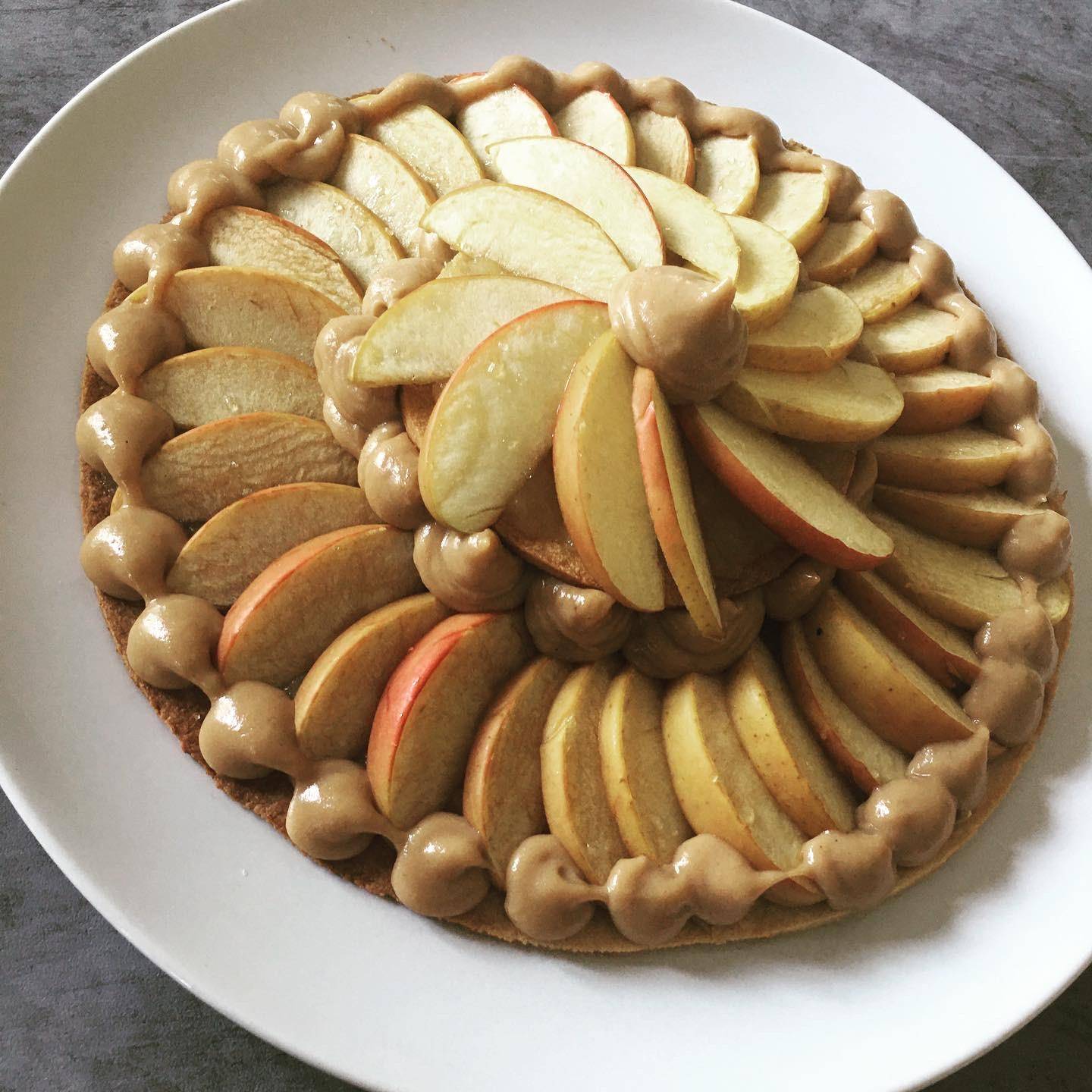 Tarte fine aux pommes crème spéculos - Recette Companion XL | Moulinex