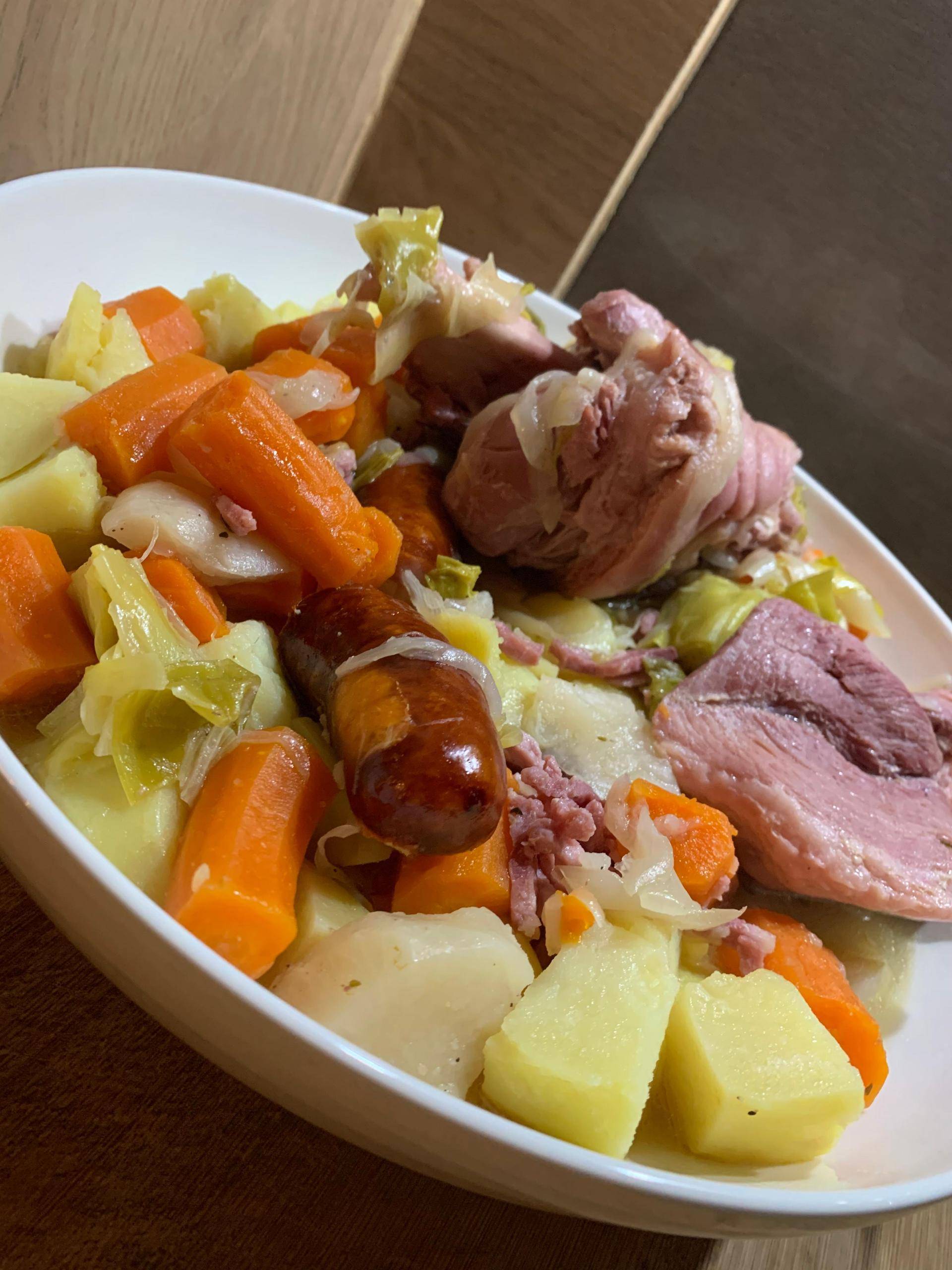 Mi Potée mi Pot au feu hivernal jarret et légumes - Recette Cookeo V3 | Moulinex