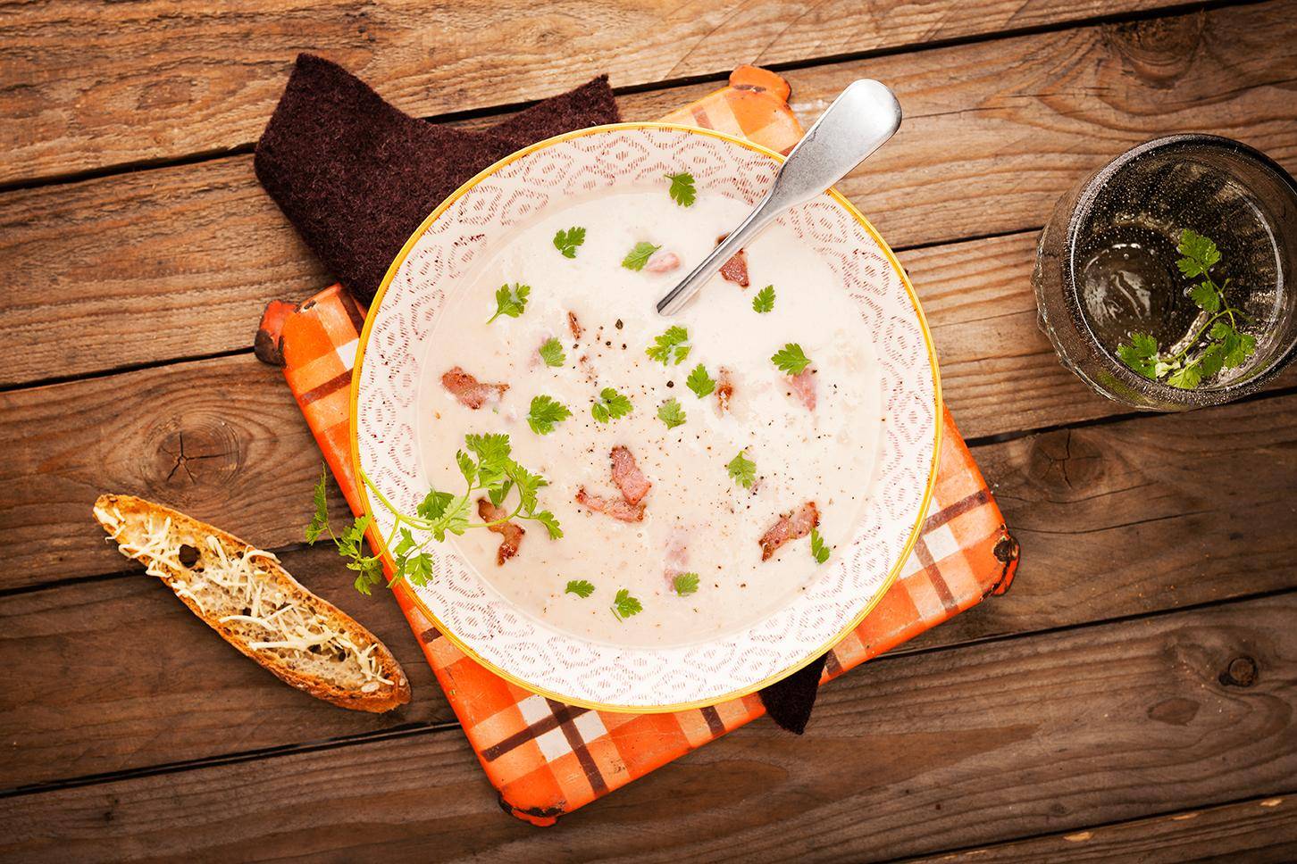 Velouté de haricots au lard - Recette Cookeo | Moulinex