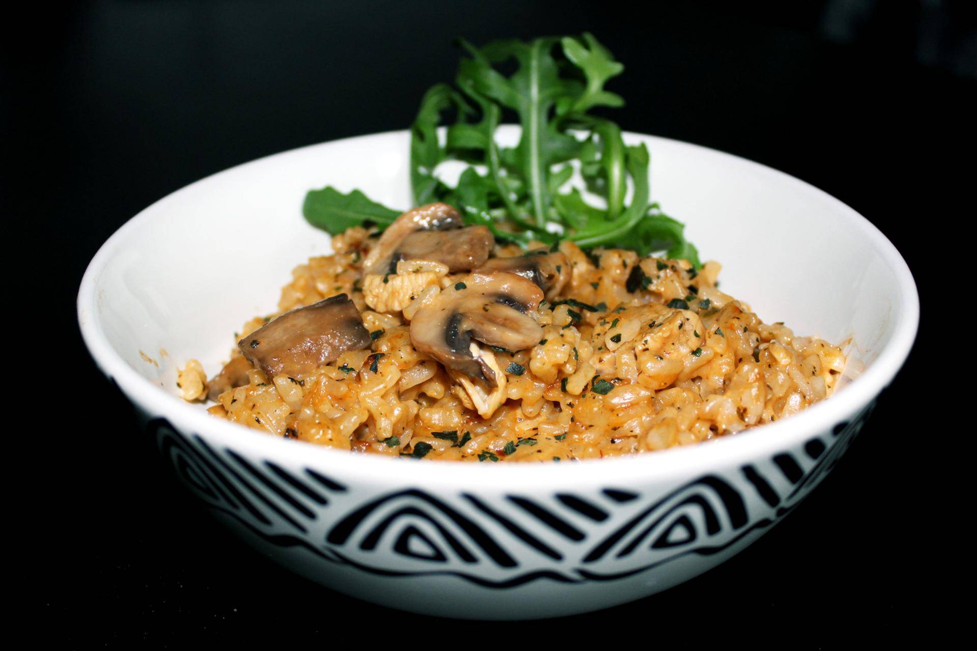Risotto poulet au basilic - Recette Cookeo | Moulinex