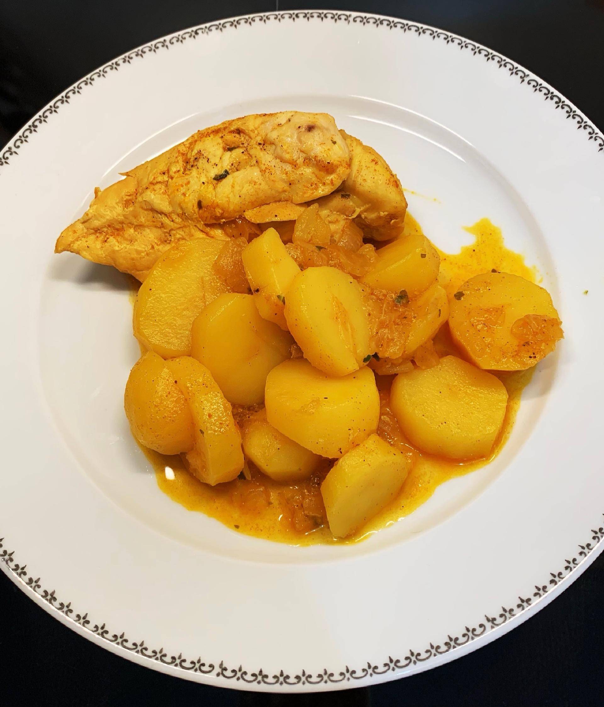 Poulet paprika et pommes de terre - Recette Cookeo | Moulinex