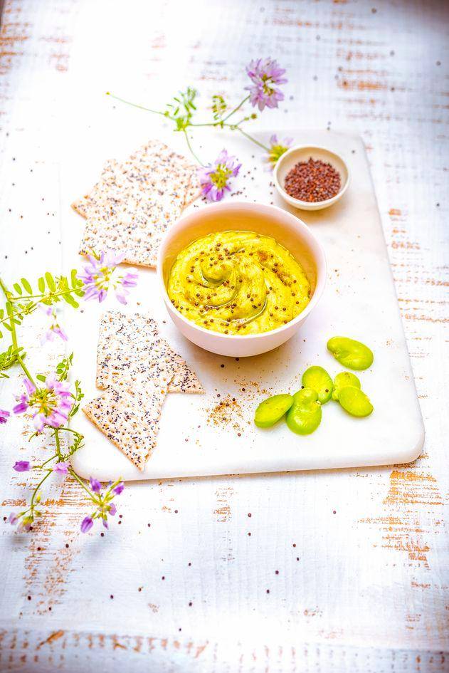 Houmous de fèves aux graines de moutarde - Recette Perfectmix Cook | Moulinex