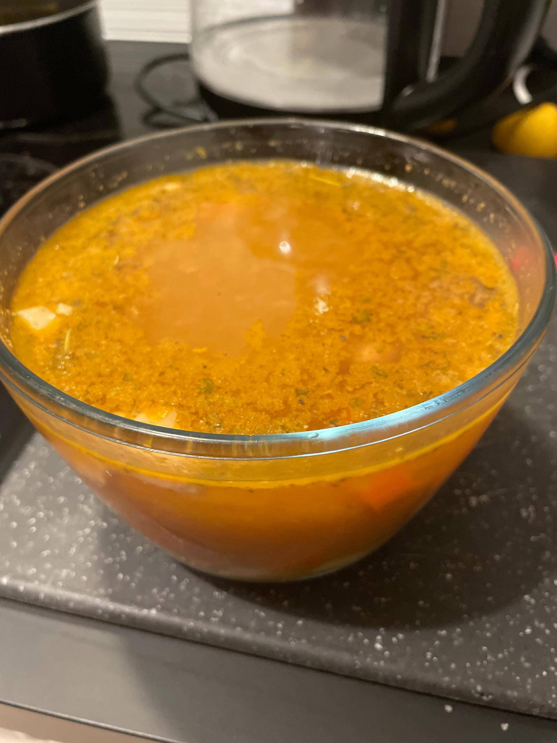 Bouillon légumes et lardons - Recette Companion Connect XL | Moulinex