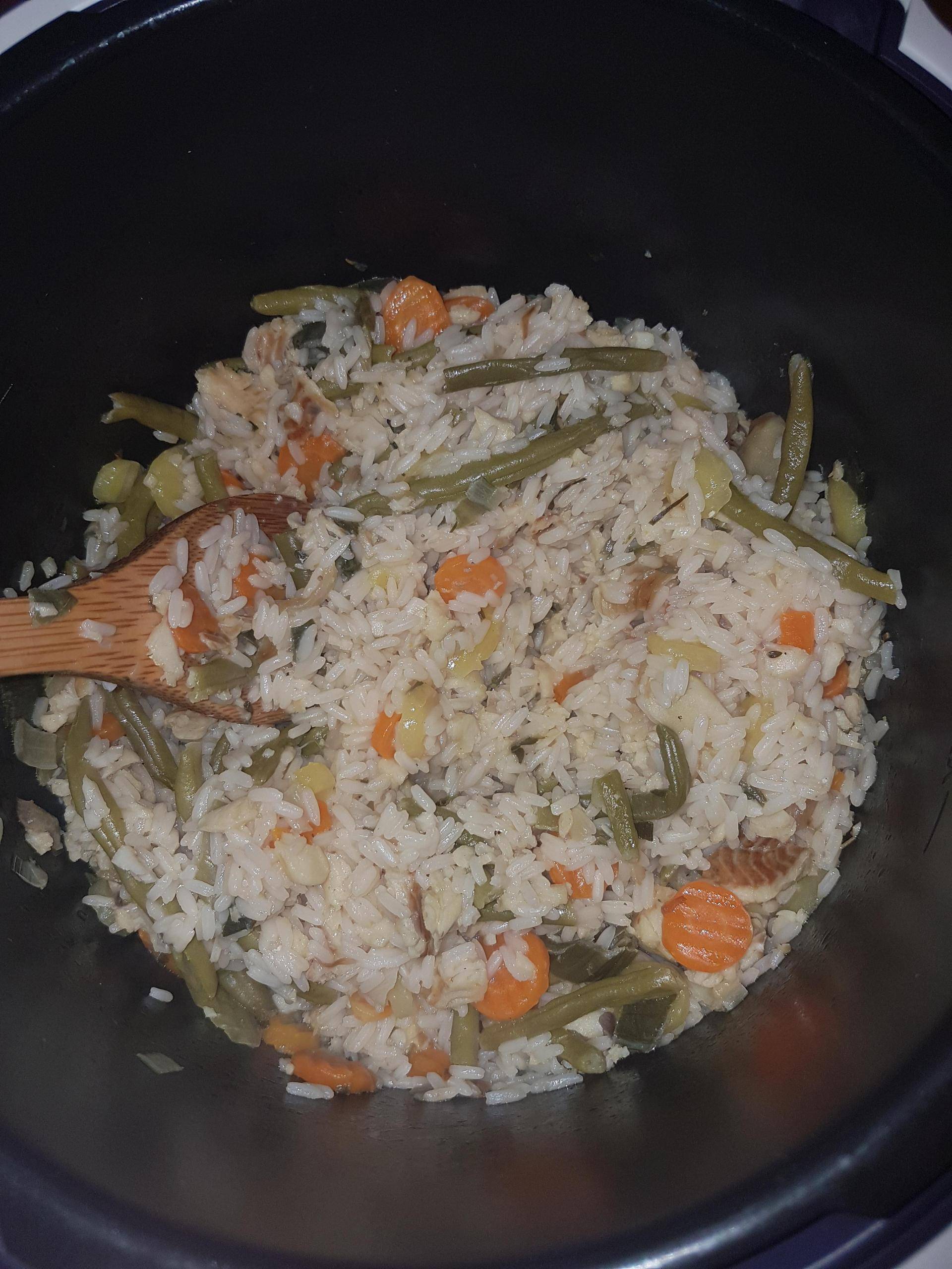 Colin d alaska petit légume riz - Recette Cookeo | Moulinex