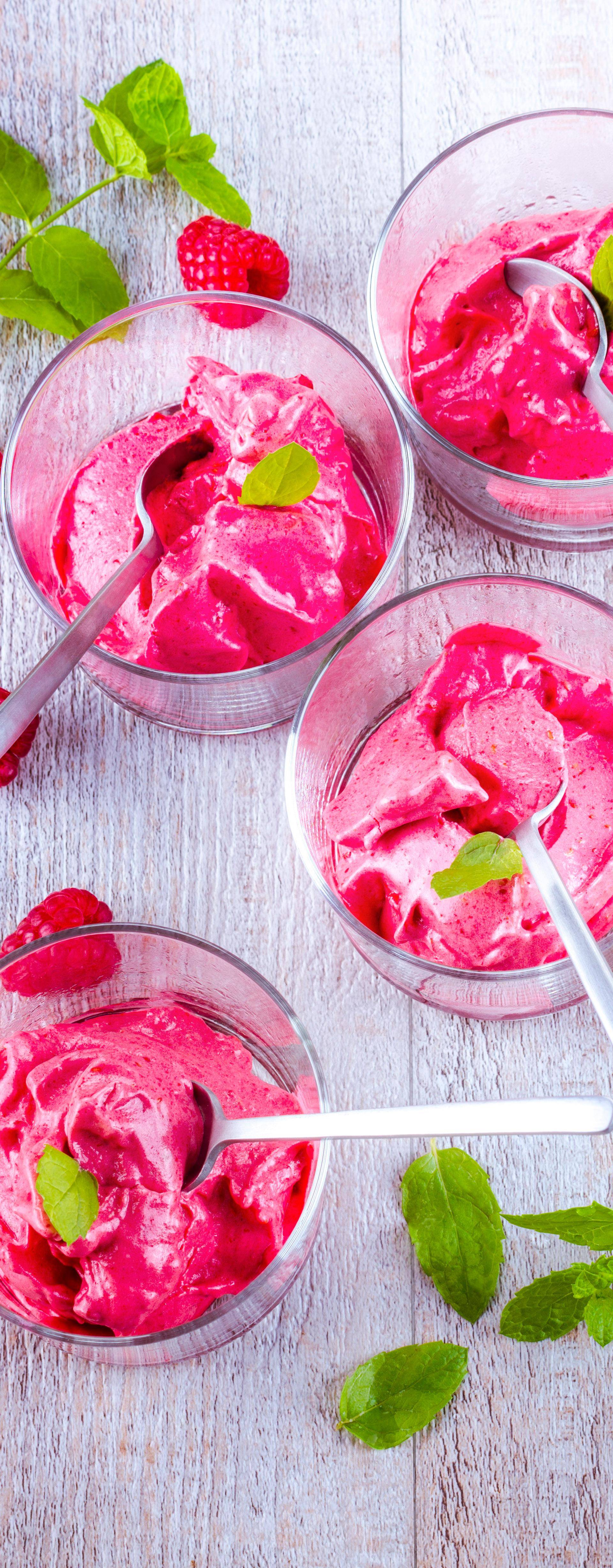 Sorbet express à la framboise - Recette Companion Connect | Moulinex