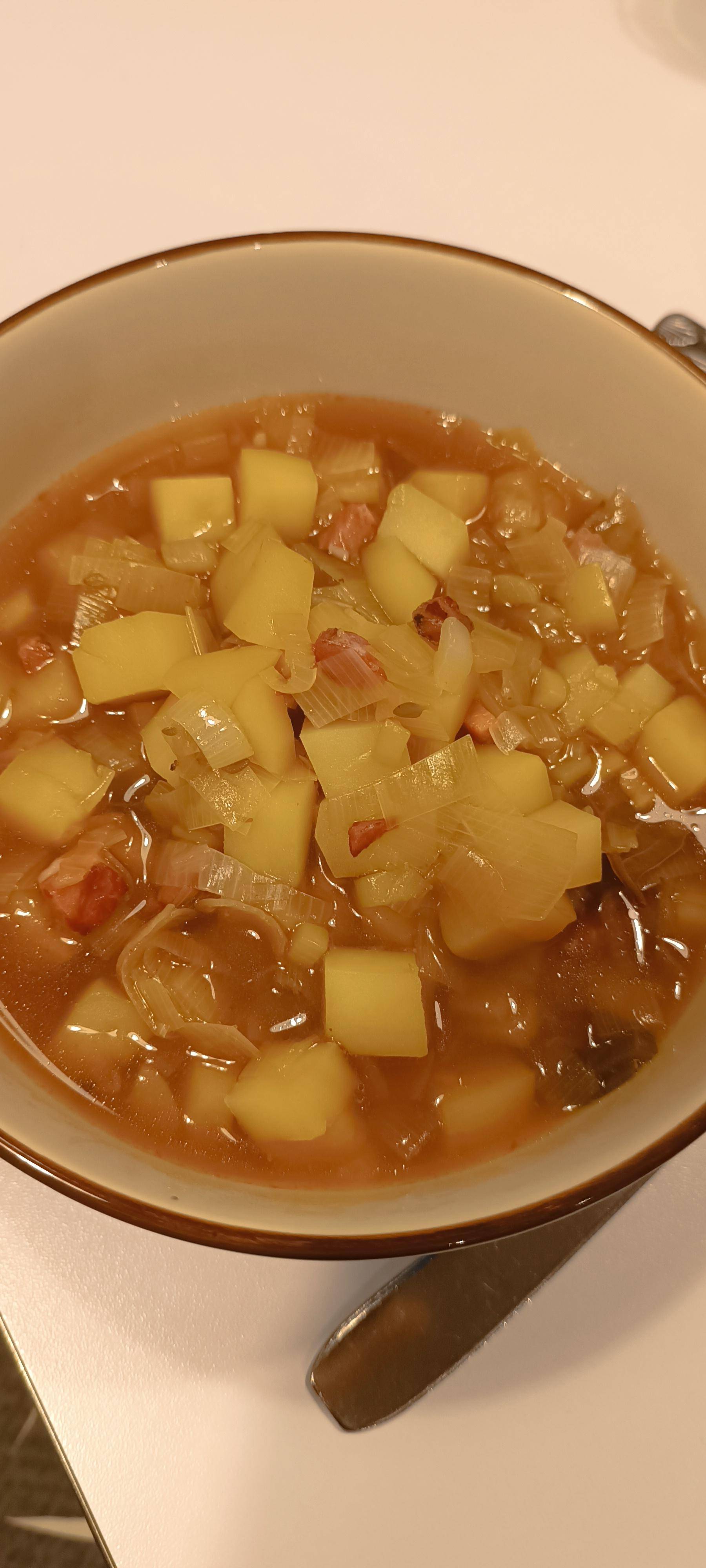 Soupe poireaux pommes de terre - Recette Cookeo | Moulinex