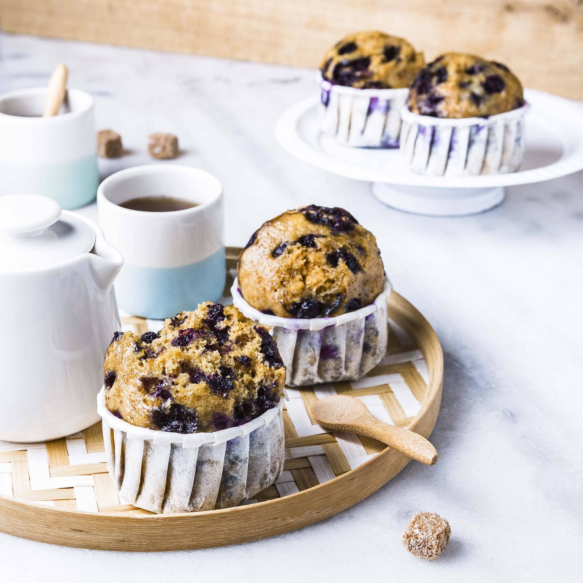 Muffins aux myrtilles - Recette Cuiseur vapeur | Moulinex