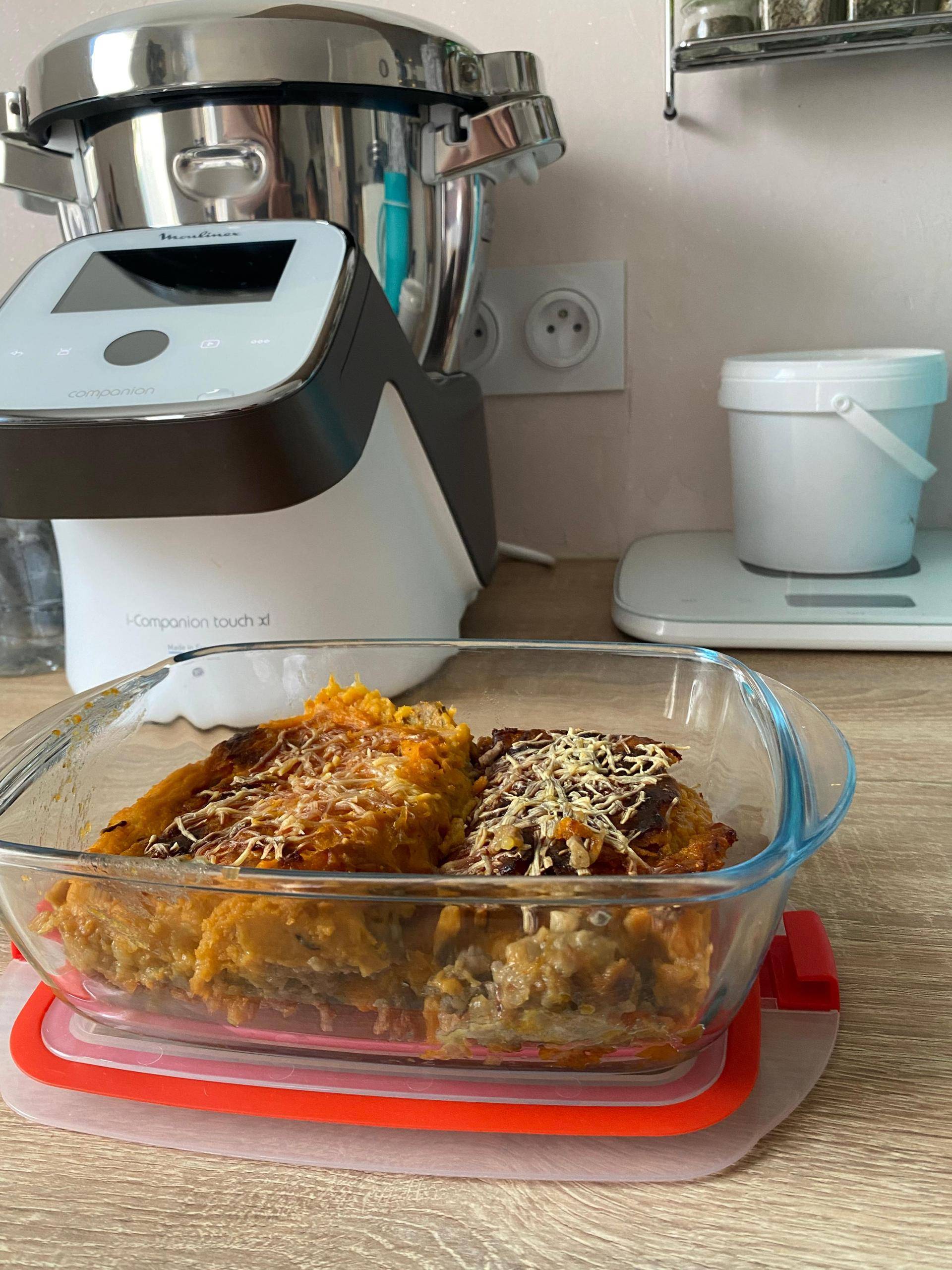 Hachis Parmentier de patate douce - Recette Companion Connect XL | Moulinex