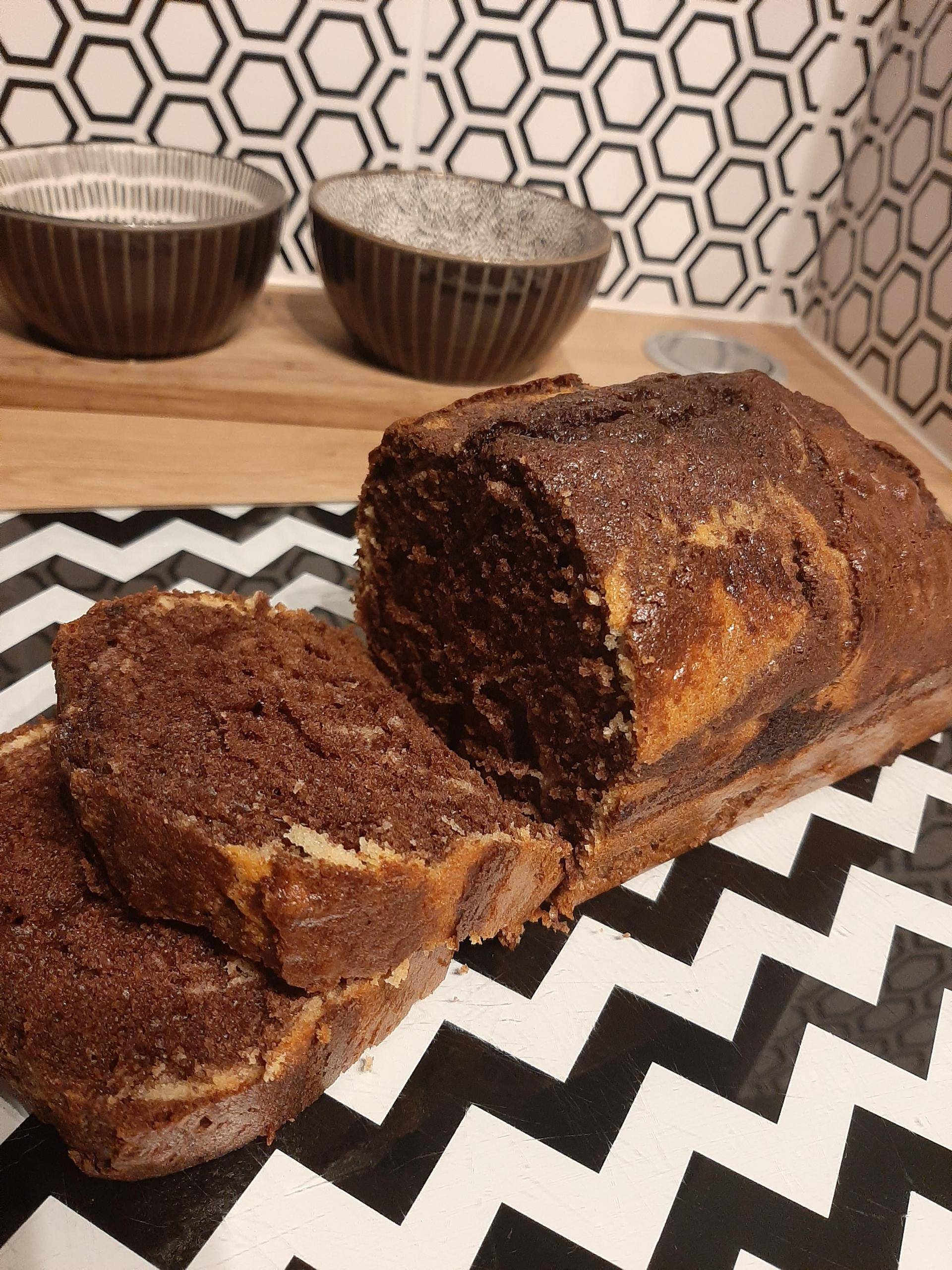 Gâteau marbré fondant - Recette Companion Connect XL | Moulinex