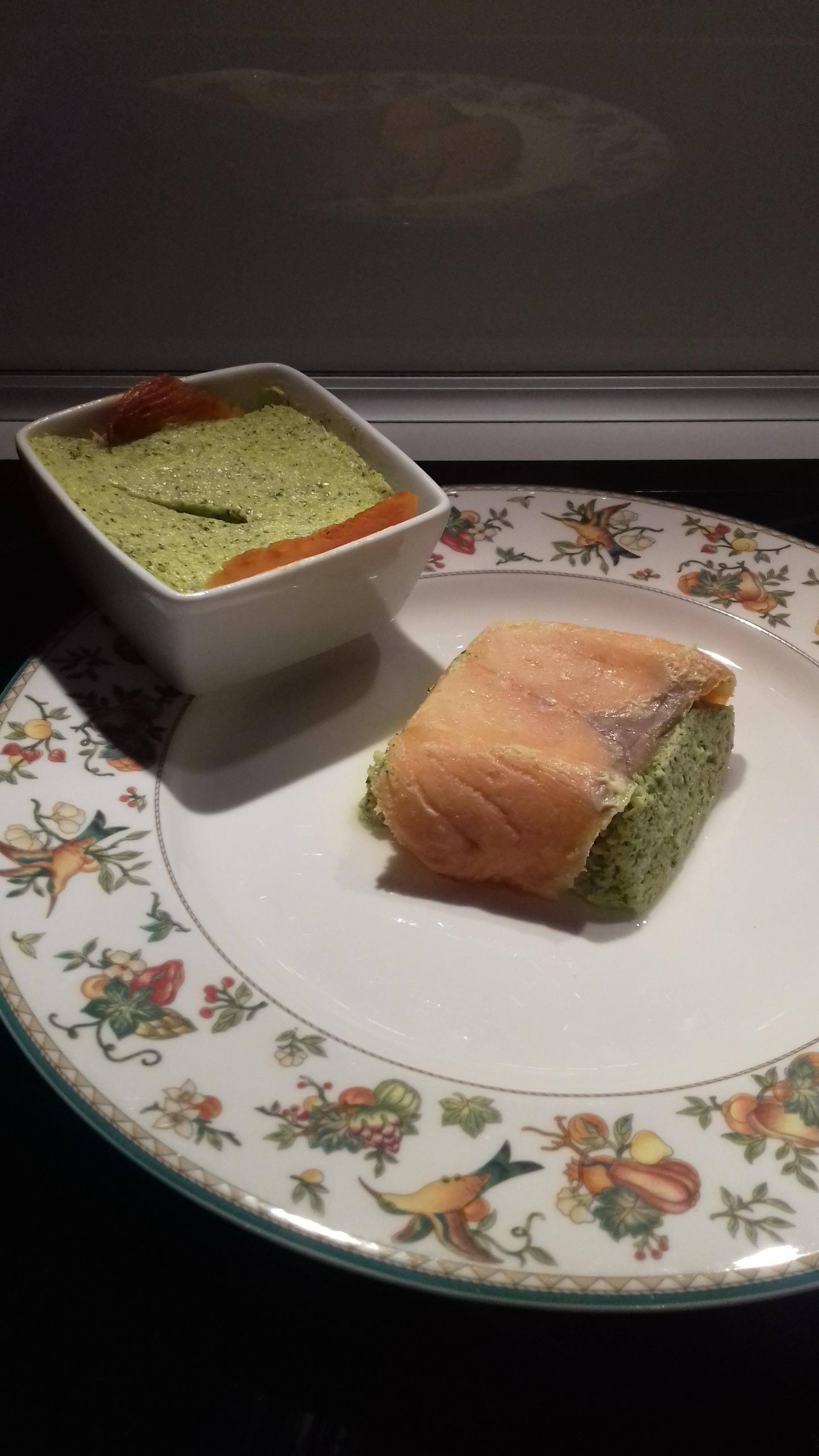 Mousses de courgettes au saumon - Recette Companion Connect XL | Moulinex