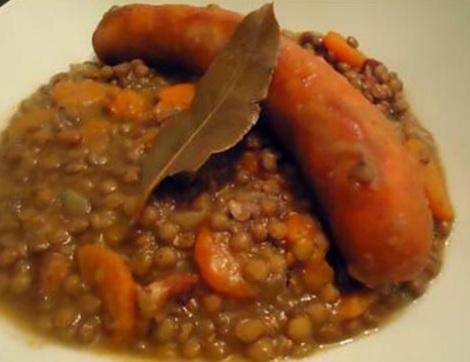 Saucisses fumé aux lentilles - Recette Cookeo | Moulinex