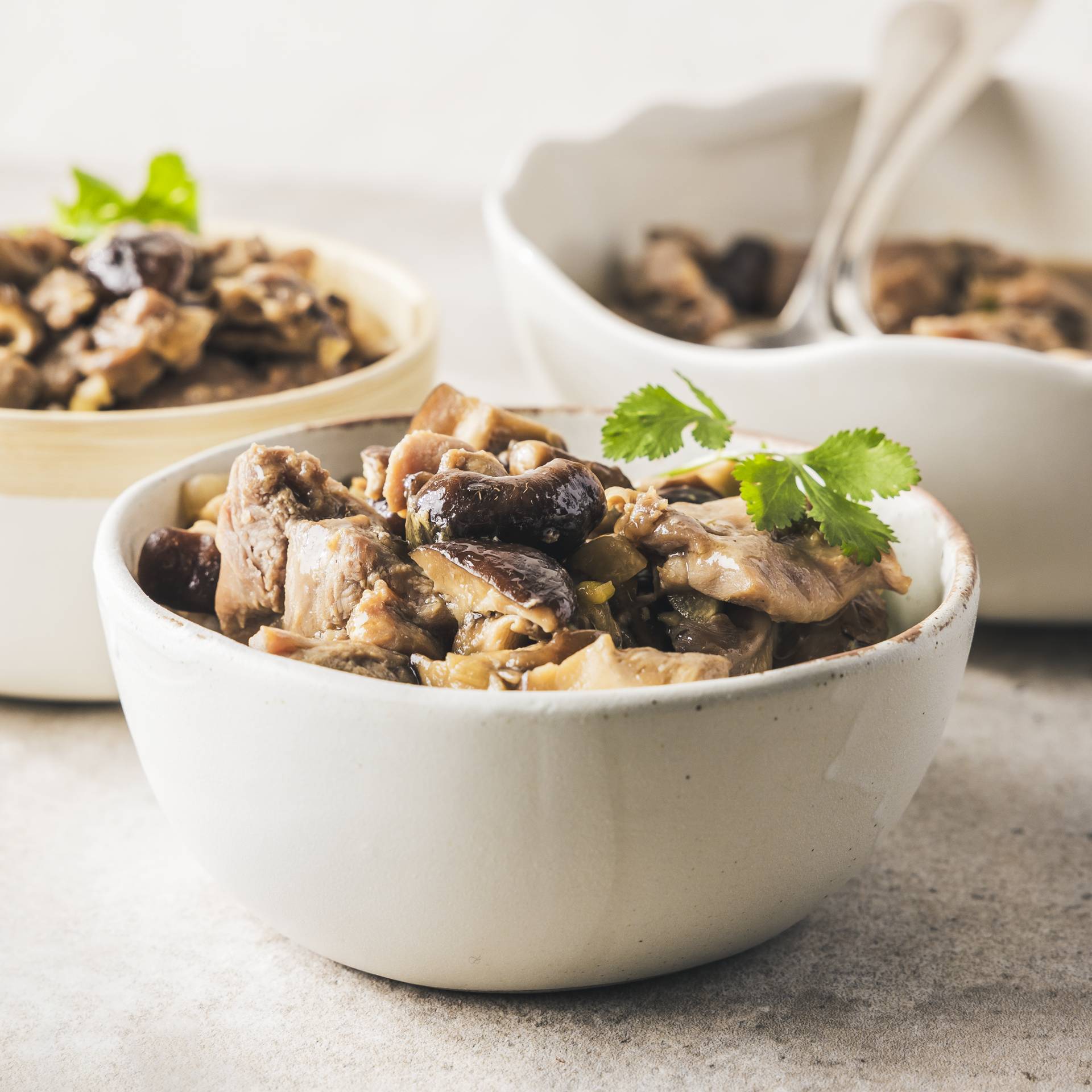 Poulet vapeur aux shiitakés, miel et soja - Recette Cookeo 9in1 | Moulinex