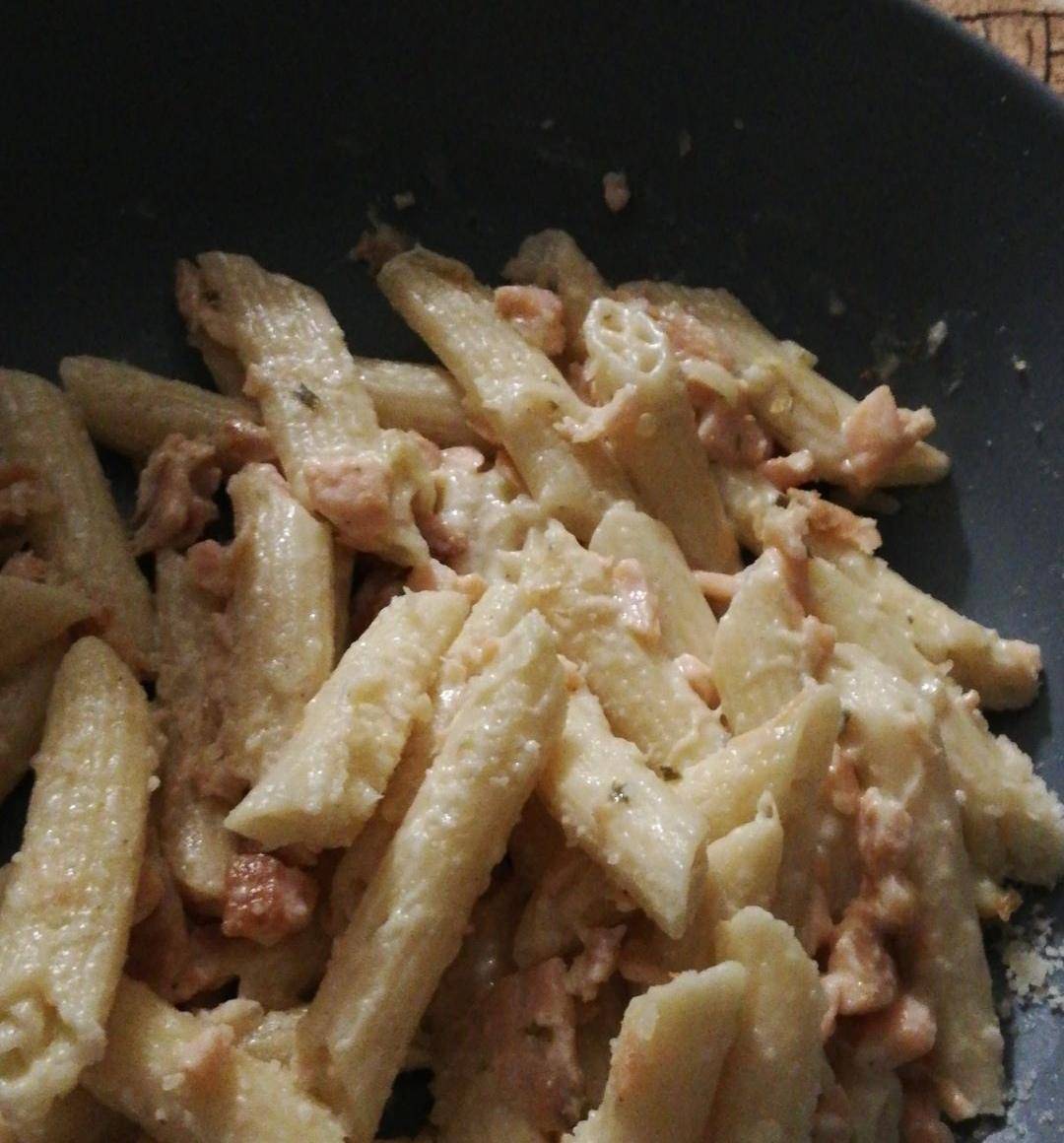 Penne au saumon sauce boursin citron - Recette Cookeo | Moulinex