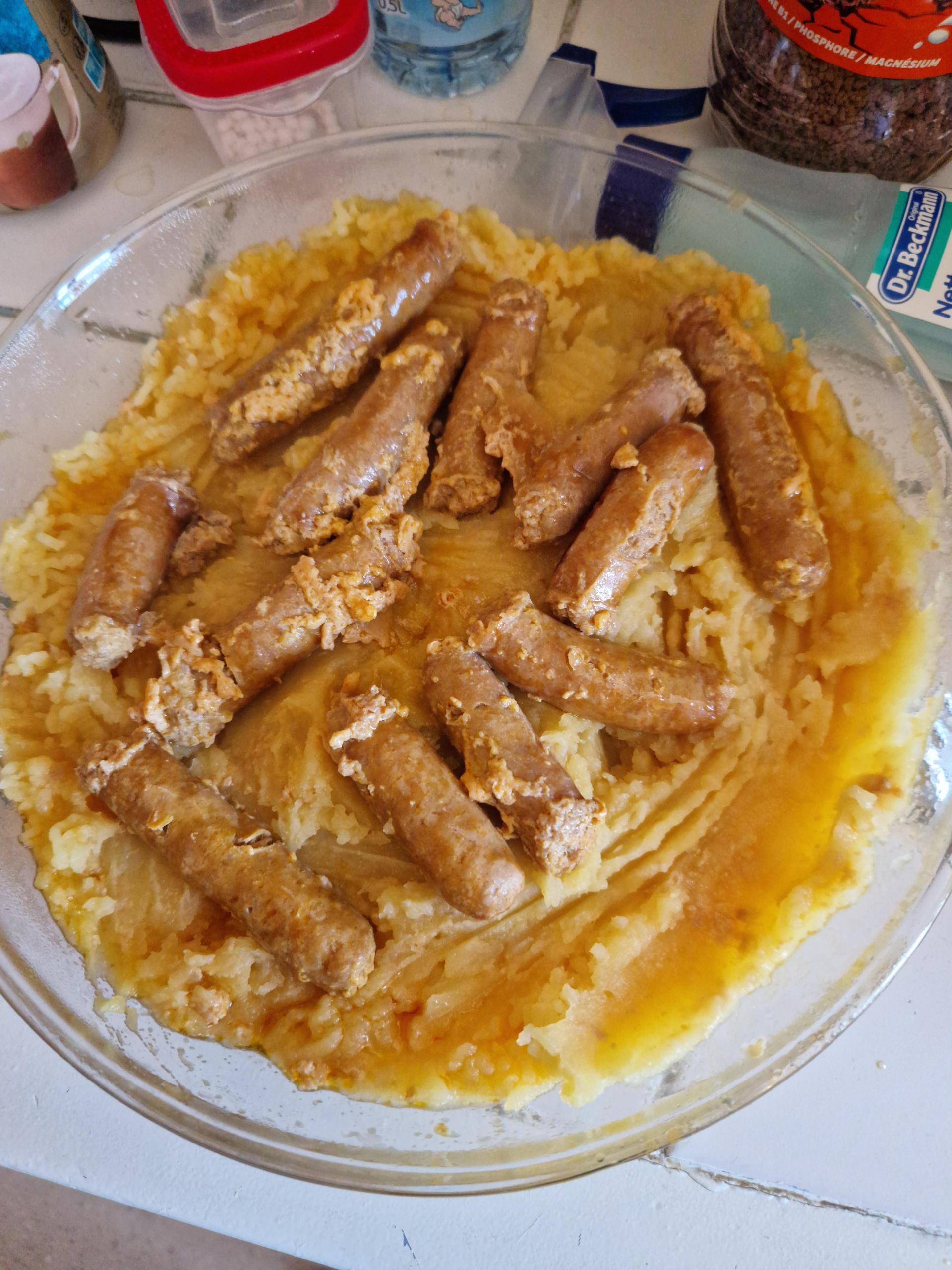 Purée de pommes de terre merguez ou saucisses - Recette Cookeo V3 | Moulinex