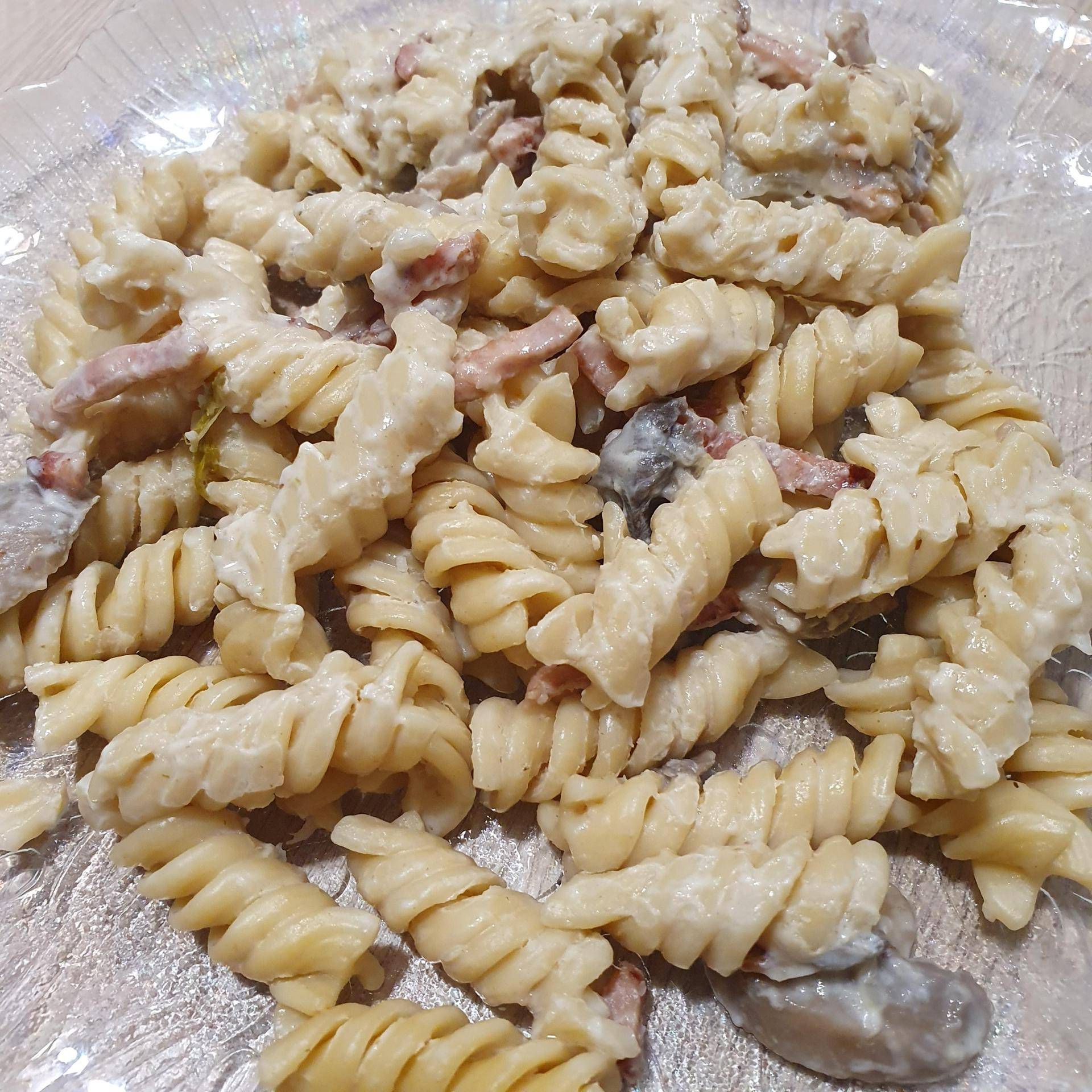 Pâtes champignons lardons - Recette Cookeo V3 | Moulinex