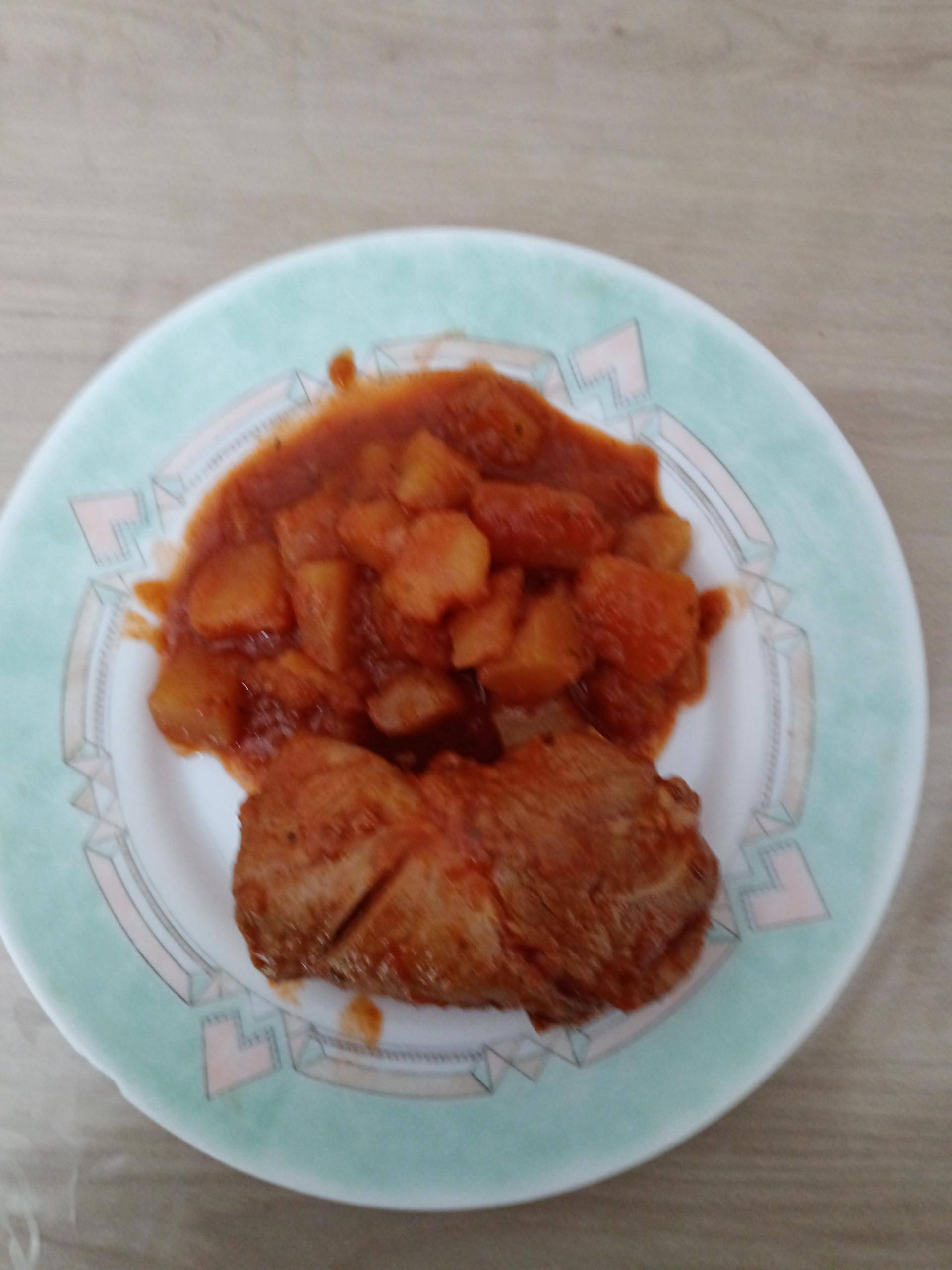 Filet mignon de porc aux pommes de terre sauce tomate - Recette Cookeo | Moulinex