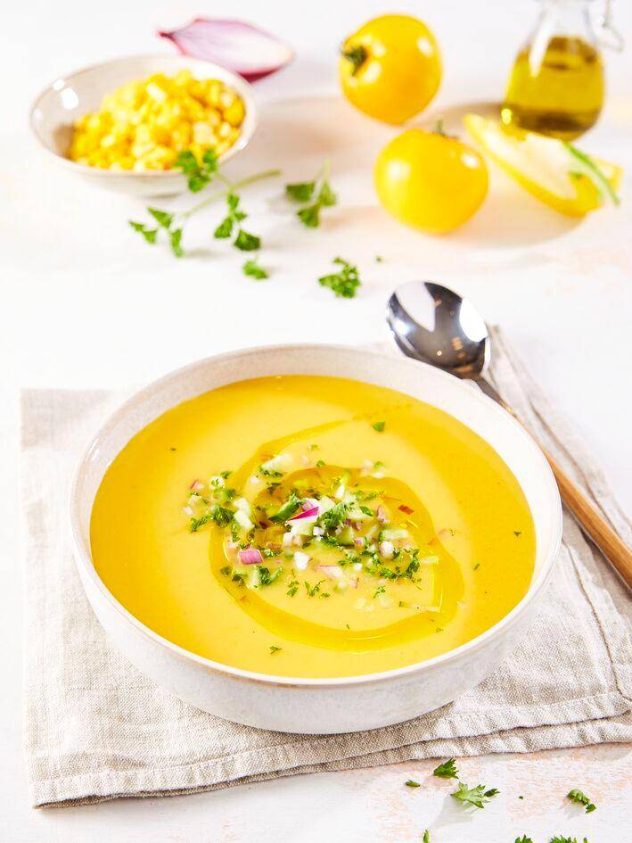 Soupe froide aux légumes d'été - Recette Perfectmix + | Moulinex