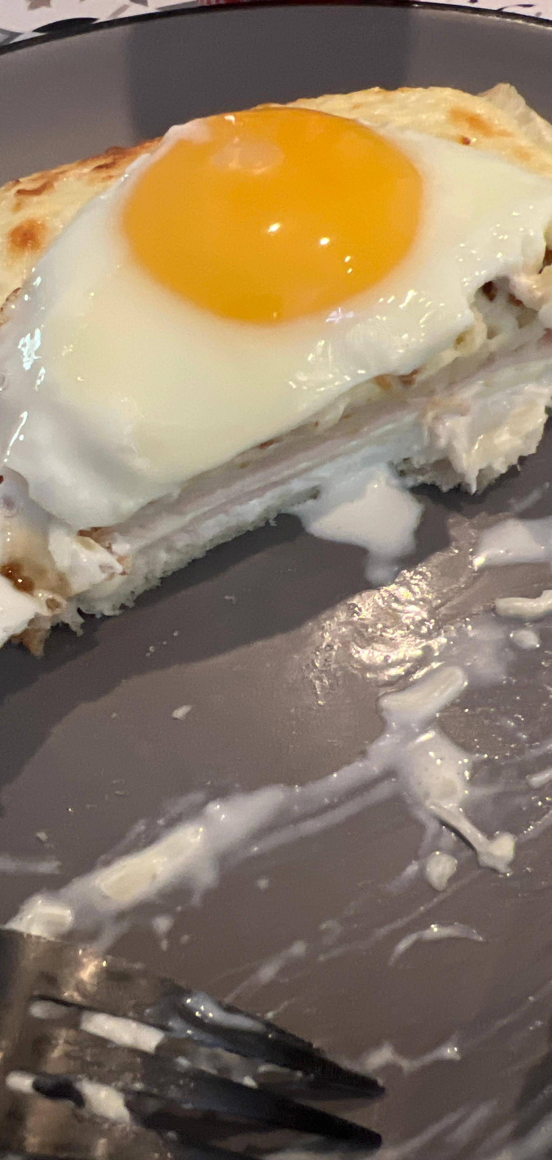 Croque madame - Recette Dual EasyFry&Grill | Moulinex