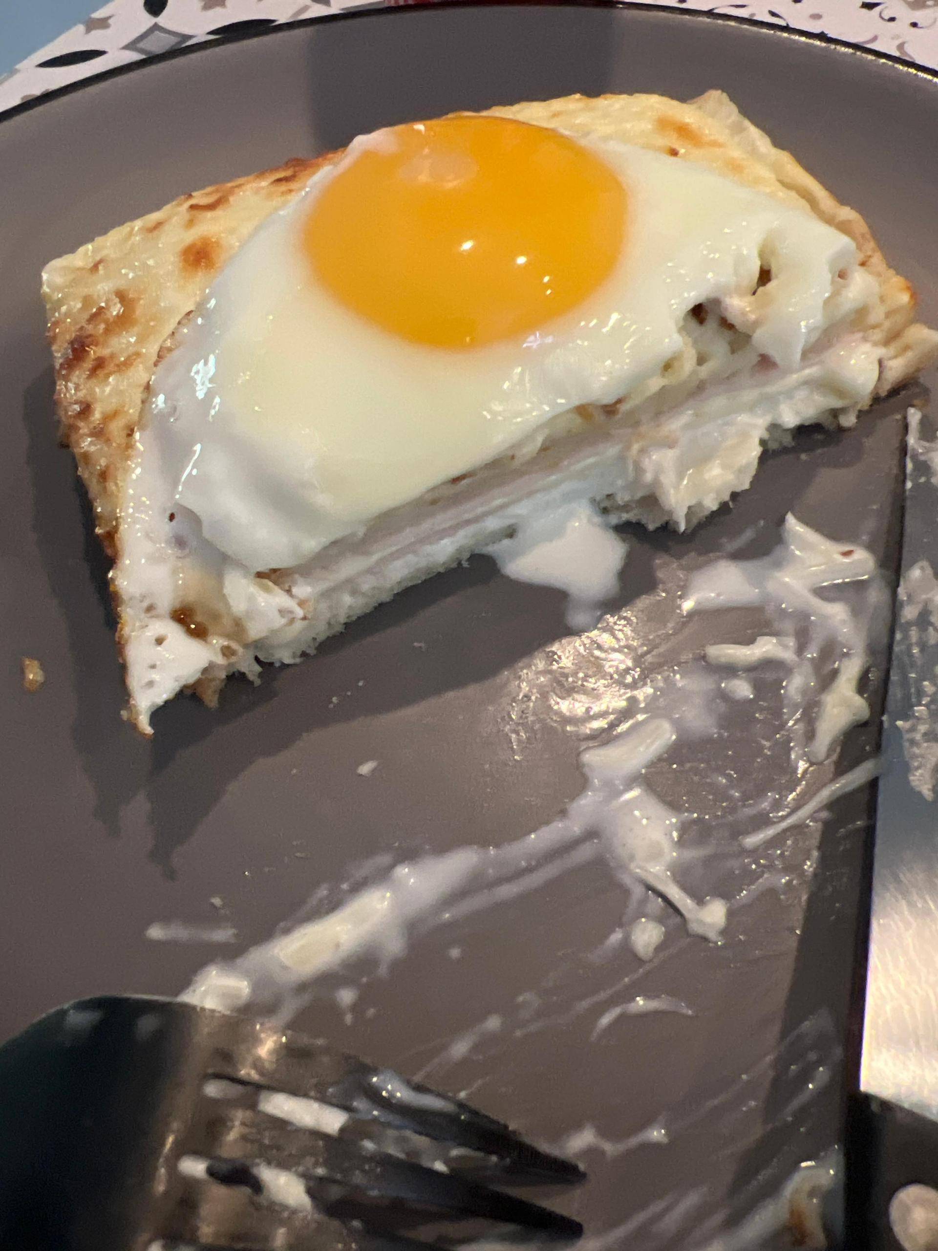 Croque madame - Recette Dual EasyFry&Grill | Moulinex
