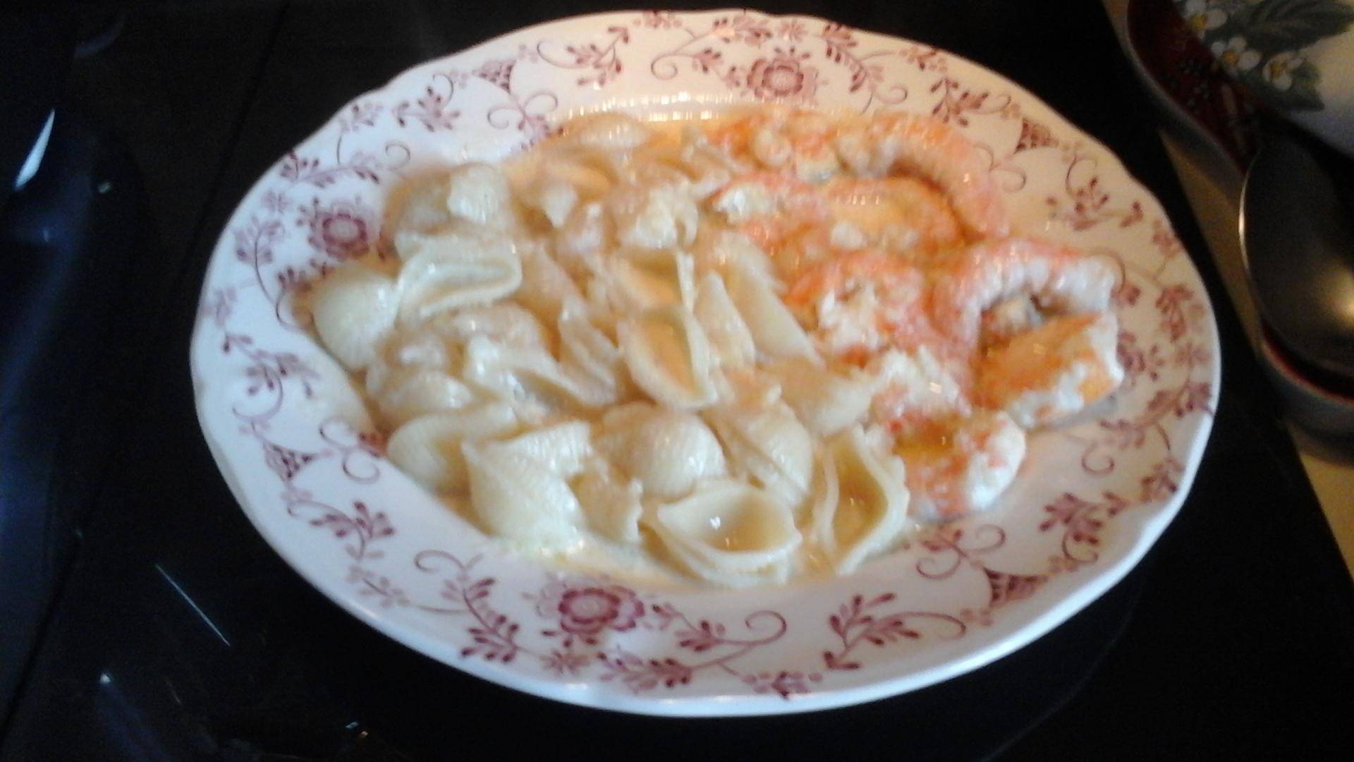 Crevettes à la crème d'ail - Recette Companion Connect XL | Moulinex