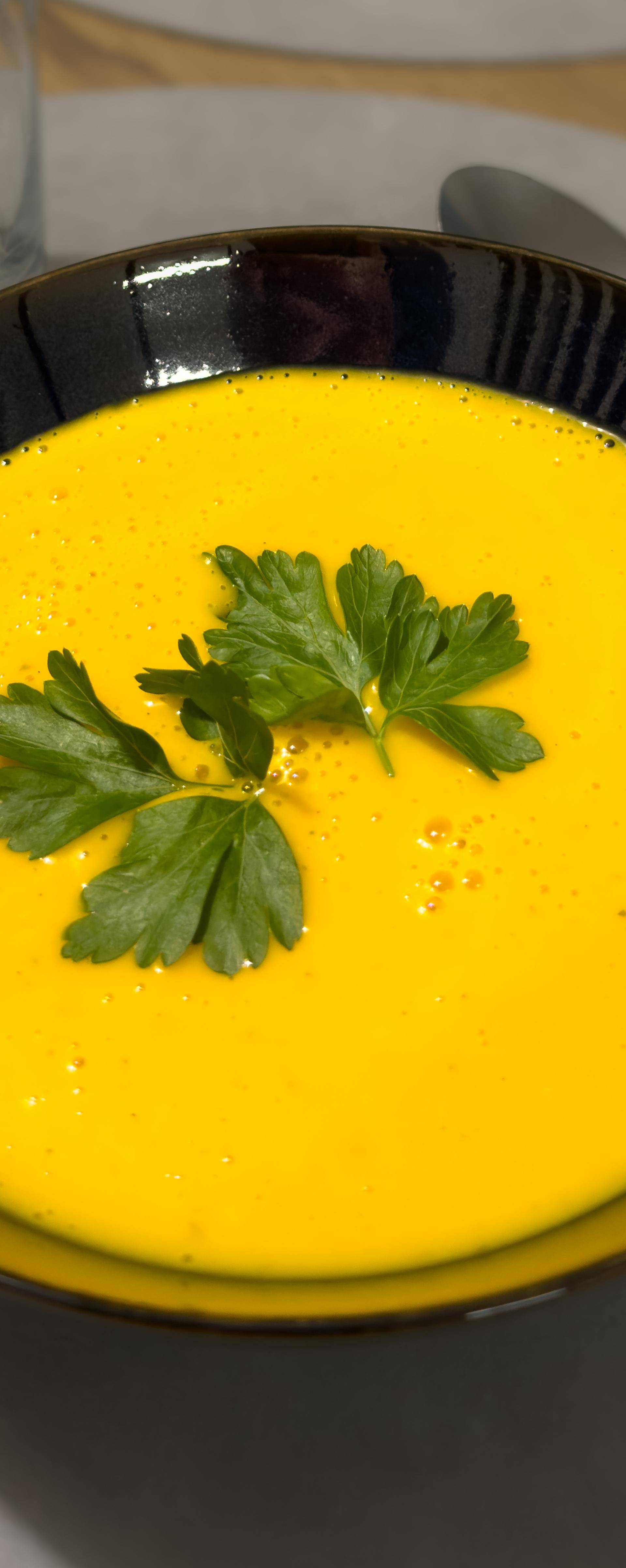 Velouté carottes fromage frais ail et fines herbes - Recette Perfectmix Cook | Moulinex