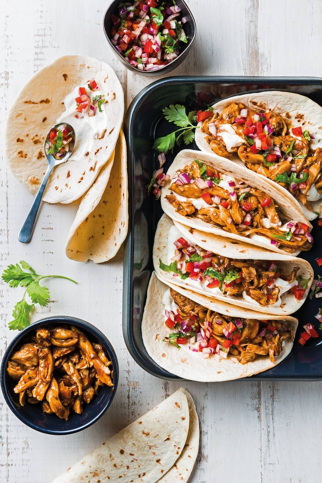Tacos de poulet - Recette Cook'in One | Moulinex