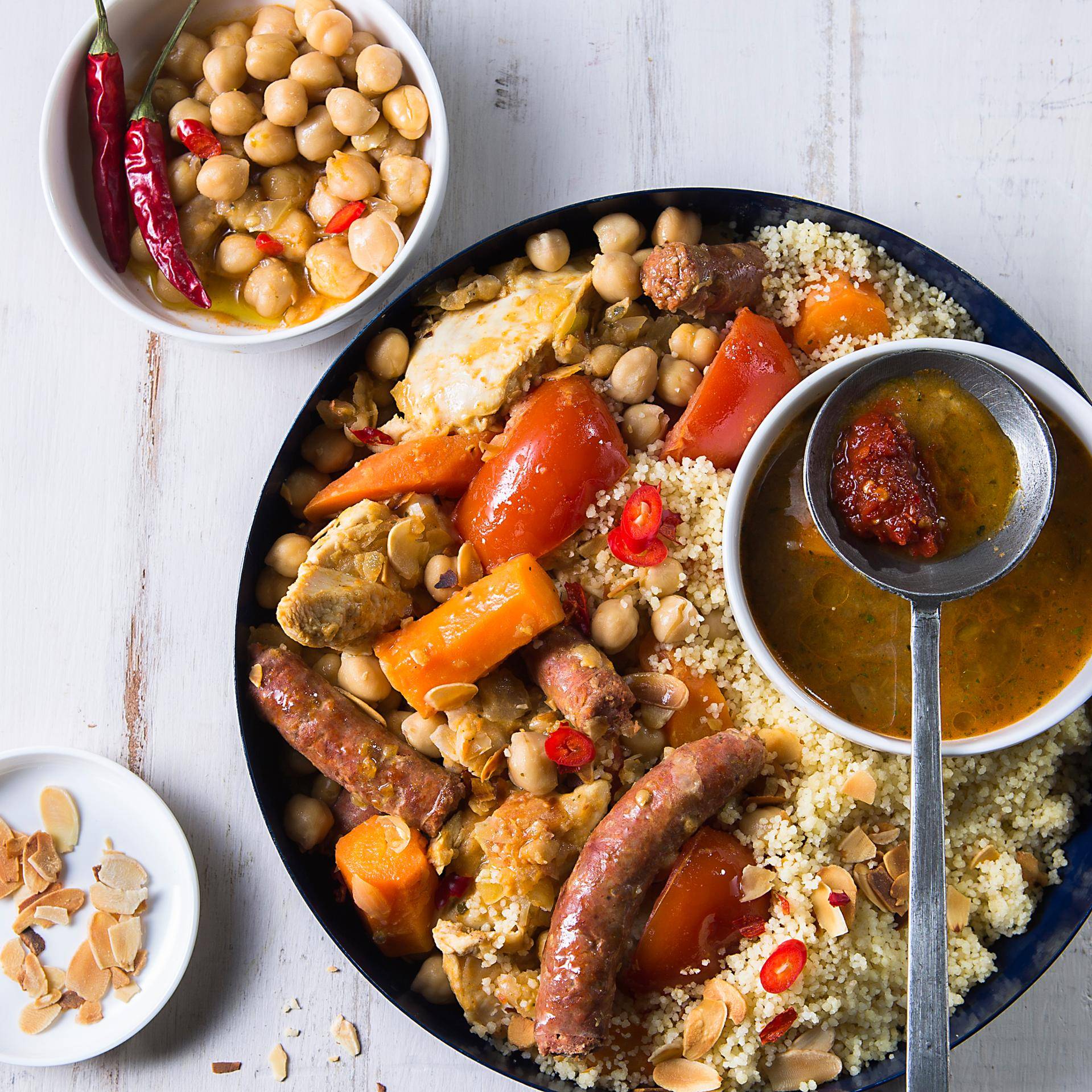 Couscous poulet merguez - Recette Companion | Moulinex