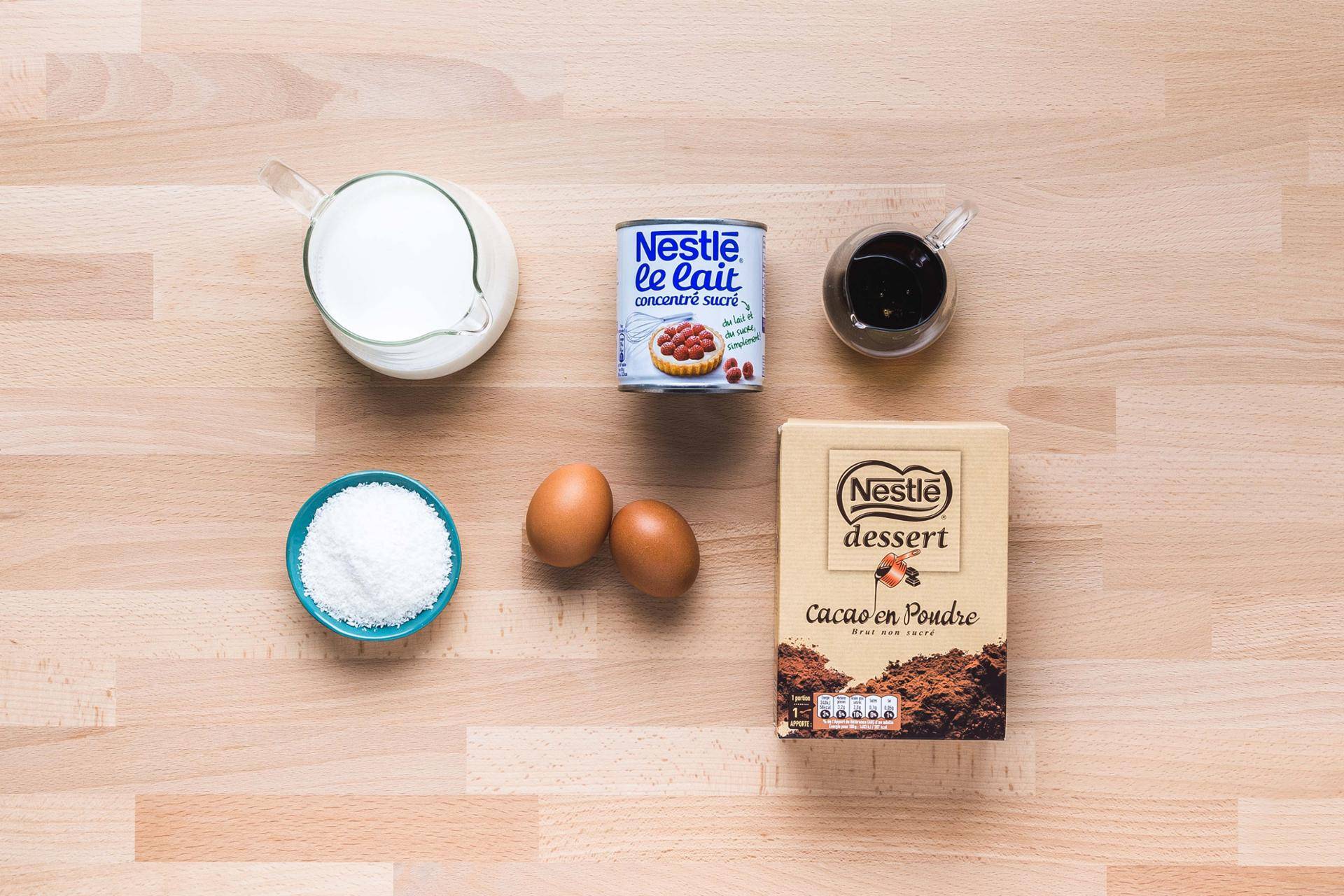 Flan coco au chocolat - Recette Cookeo | Moulinex