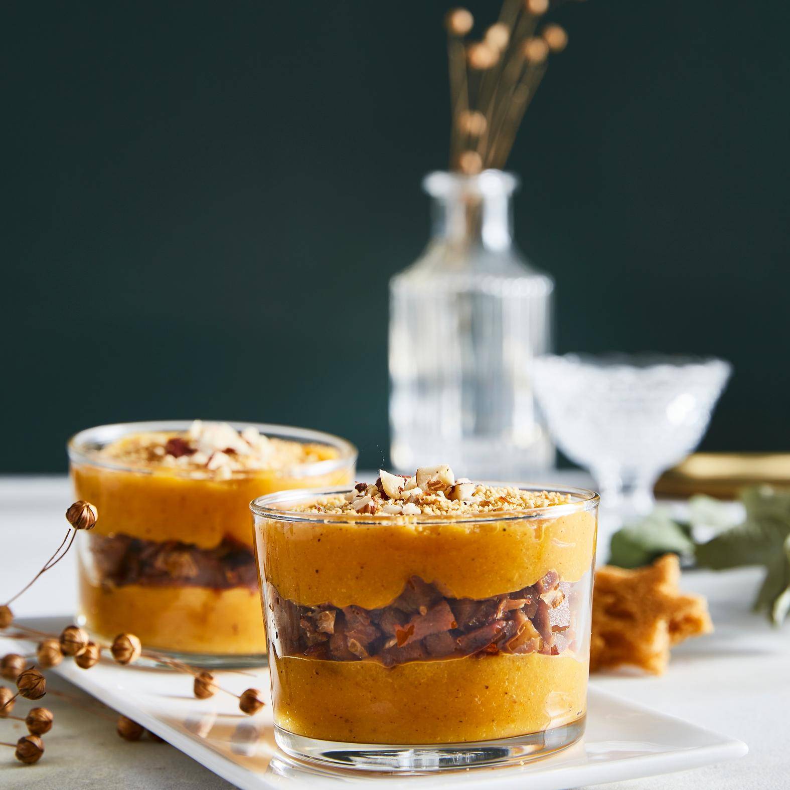 Parmentier végétarien au potimarron et noisettes grillées - Recette Perfectmix Cook | Moulinex