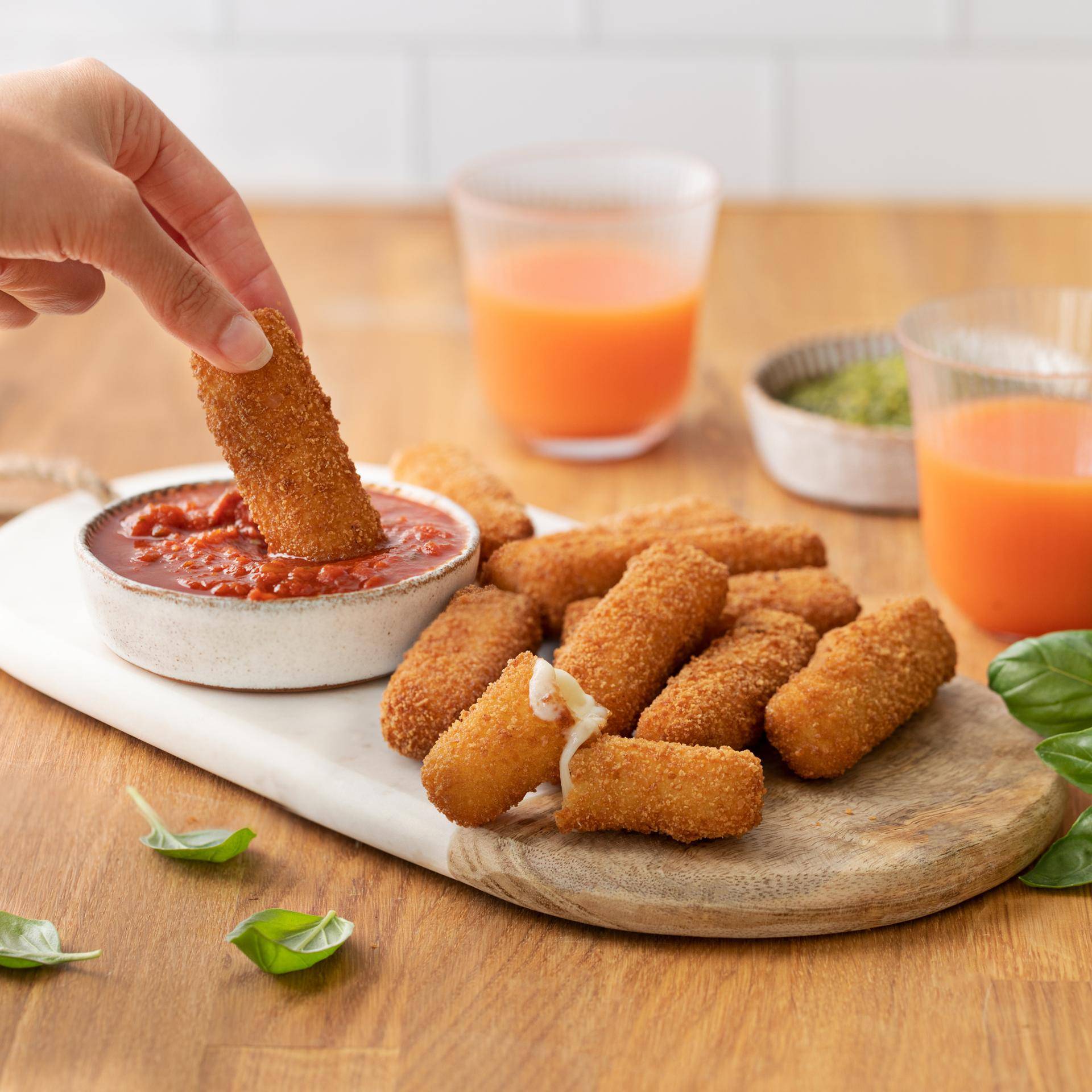Mozzarella sticks - Recette Multifunction Airfryer Oven Digital | Moulinex